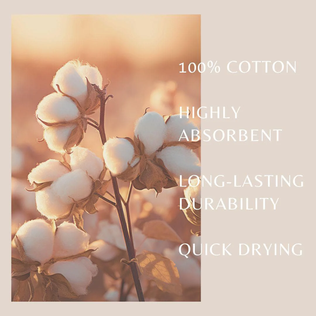 4 Pack Cotton Bath Towels - Kasper Collection - Image 11