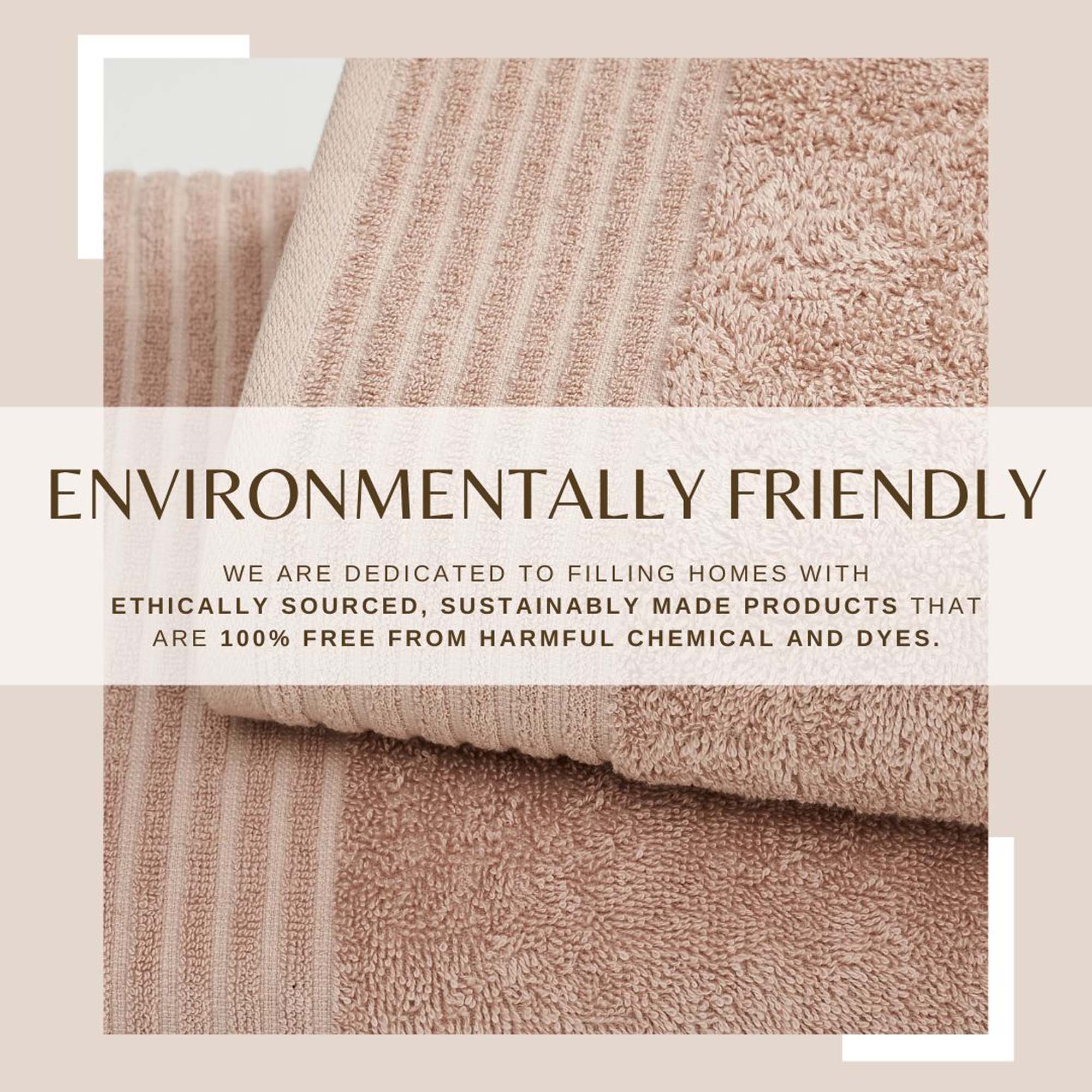4 Pack Cotton Bath Towels - Kasper Collection - Image 22