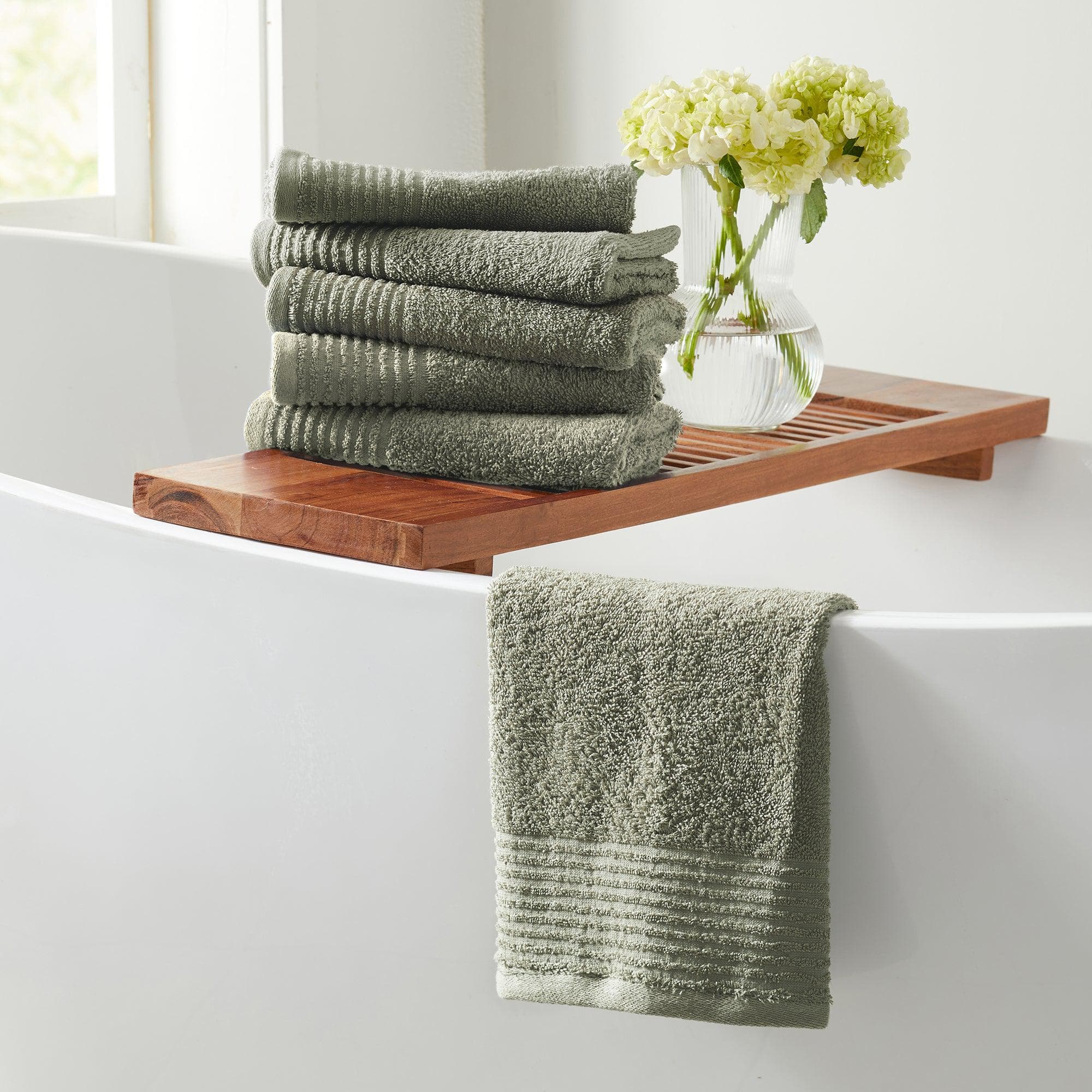4 Pack Cotton Bath Towels - Kasper Collection - Image 28
