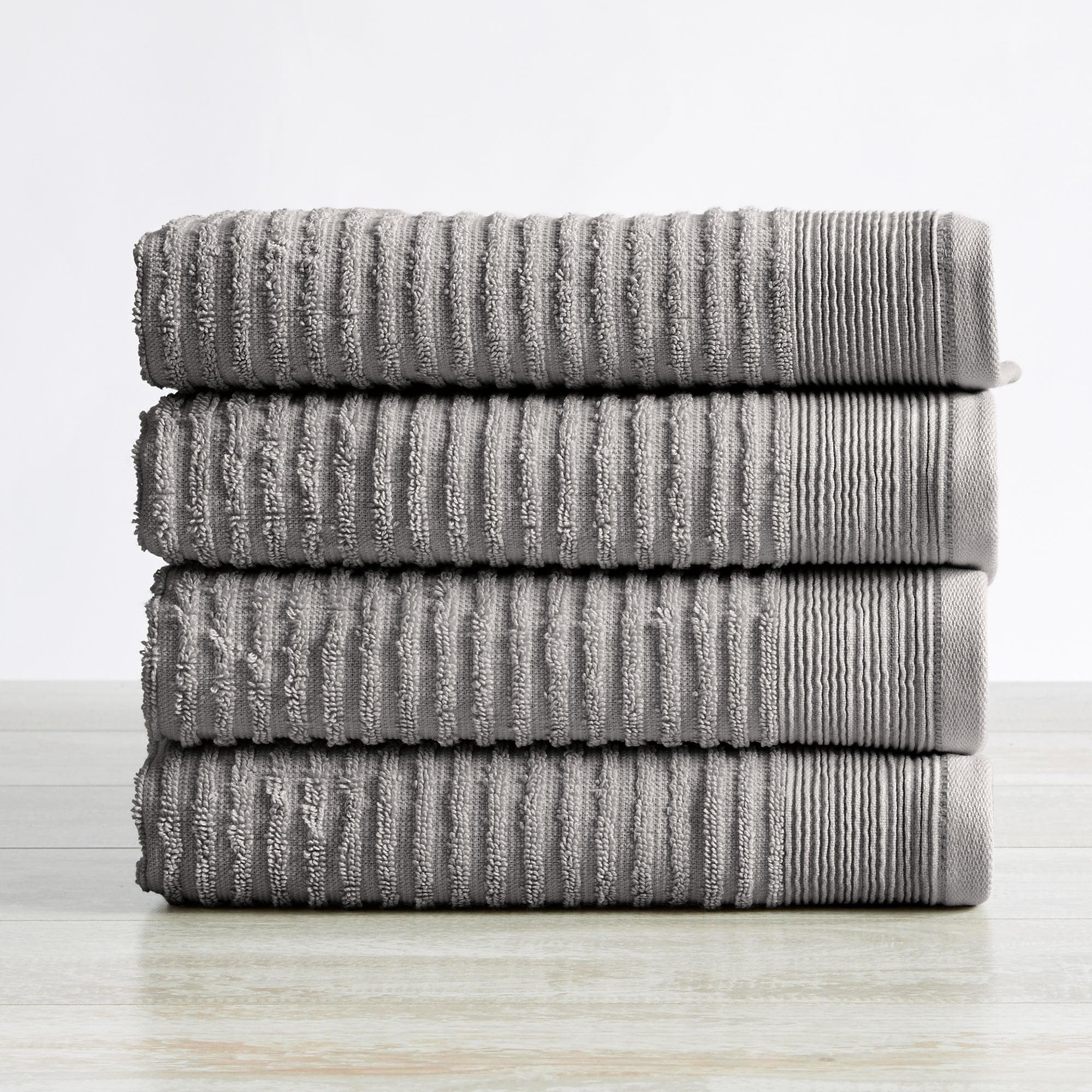 4 Pack Ribbed Hand Towels - Rori Collection - Image 8