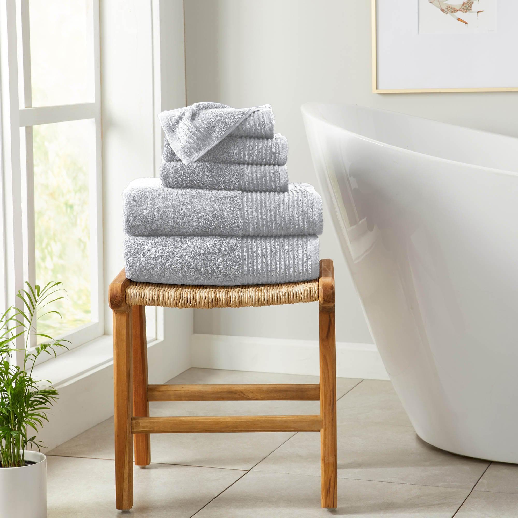 6 Piece Set Cotton Bath Towels - Kasper Collection - Image 13