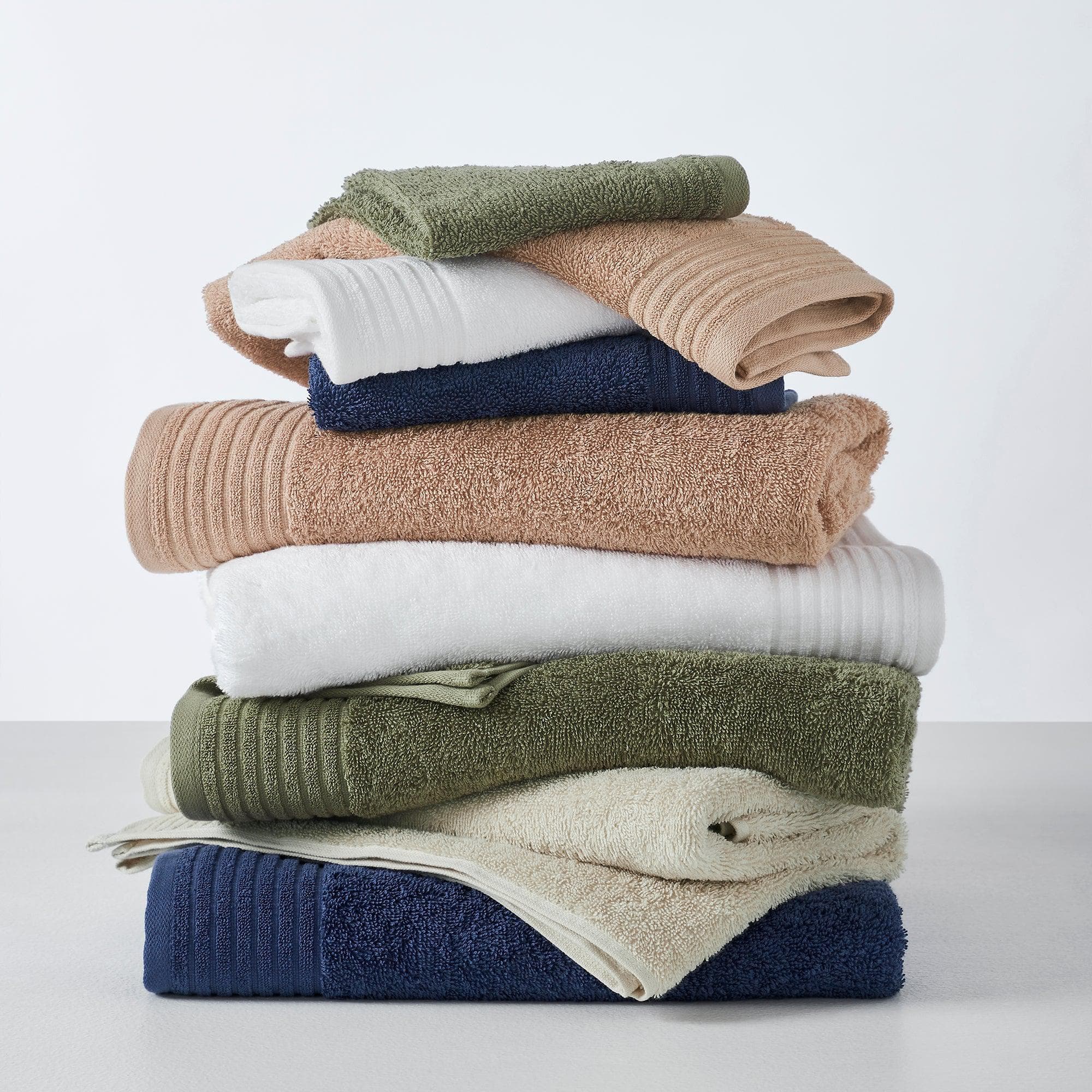 6 Piece Set Cotton Bath Towels - Kasper Collection - Image 24