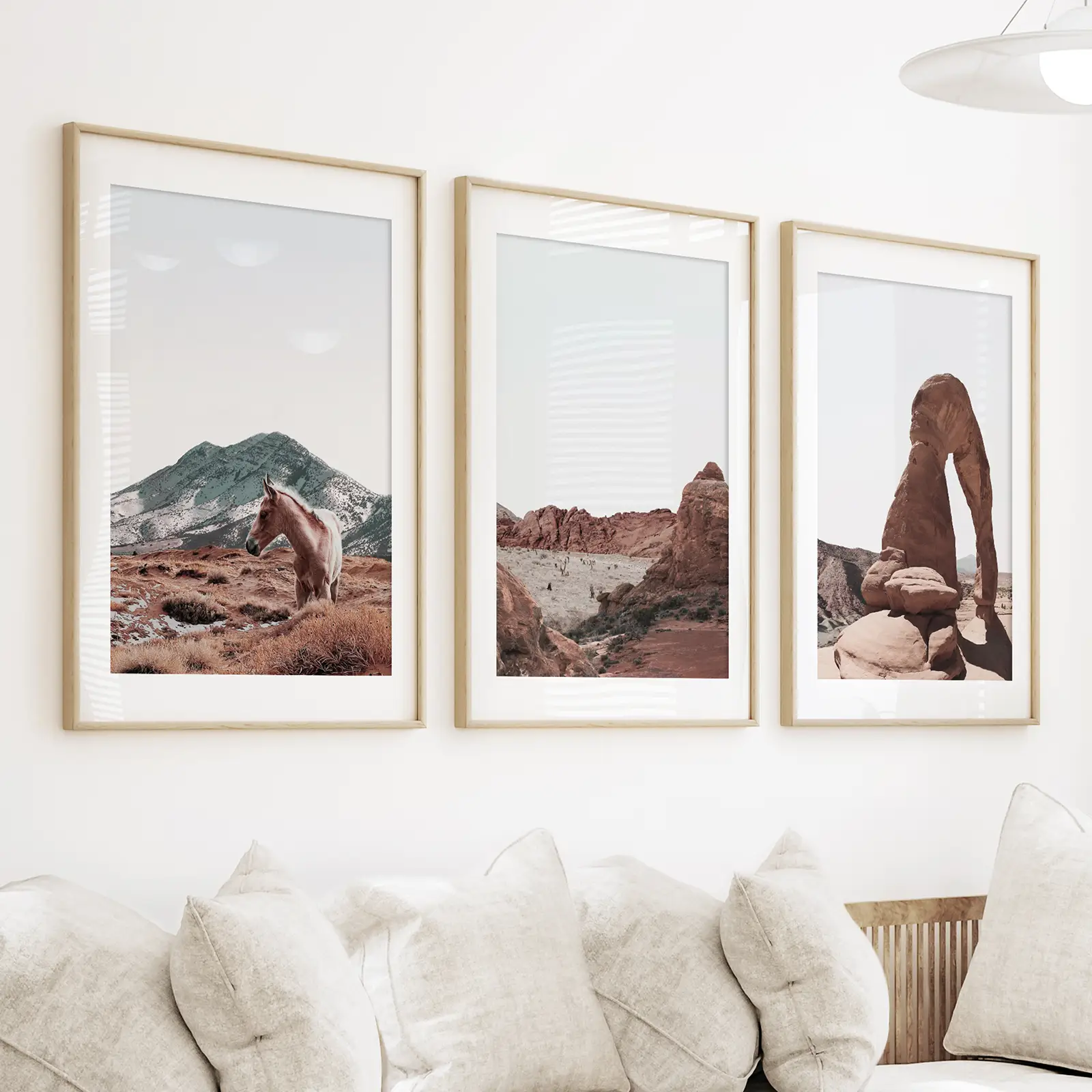 Arches National Park Wall Art Set. Horse in the Desert - Image 3
