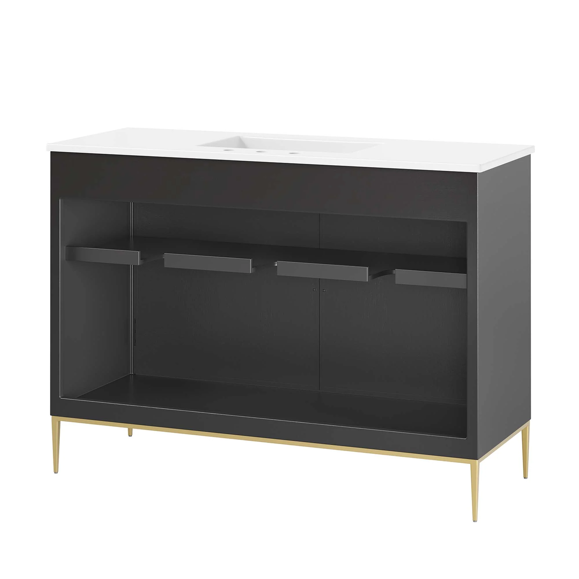 Awaken 48" Double Sink Bathroom Vanity by Modway - Image 6