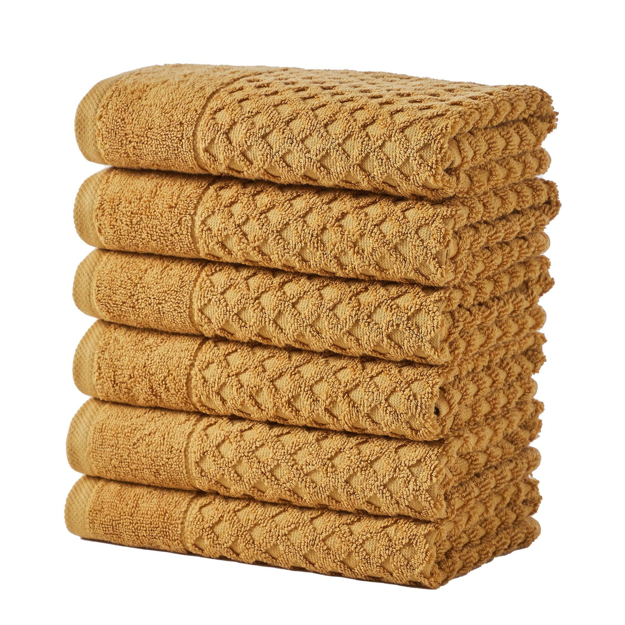 Cotton Diamond Waffle Weave Bath Towel Set - Grayson Collection - Image 105