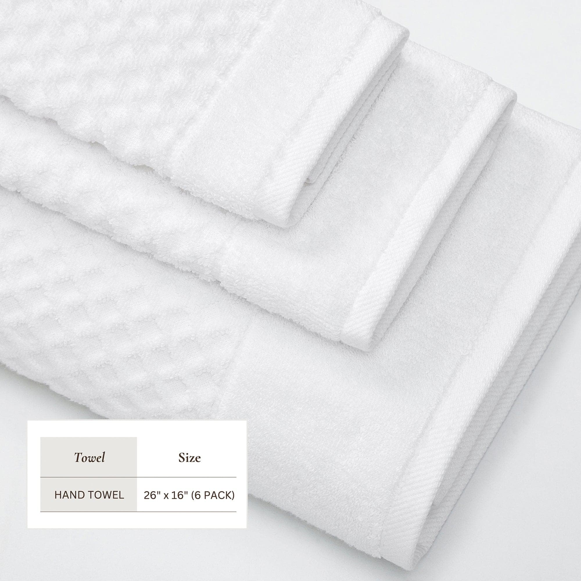 Cotton Diamond Waffle Weave Bath Towel Set - Grayson Collection - Image 13