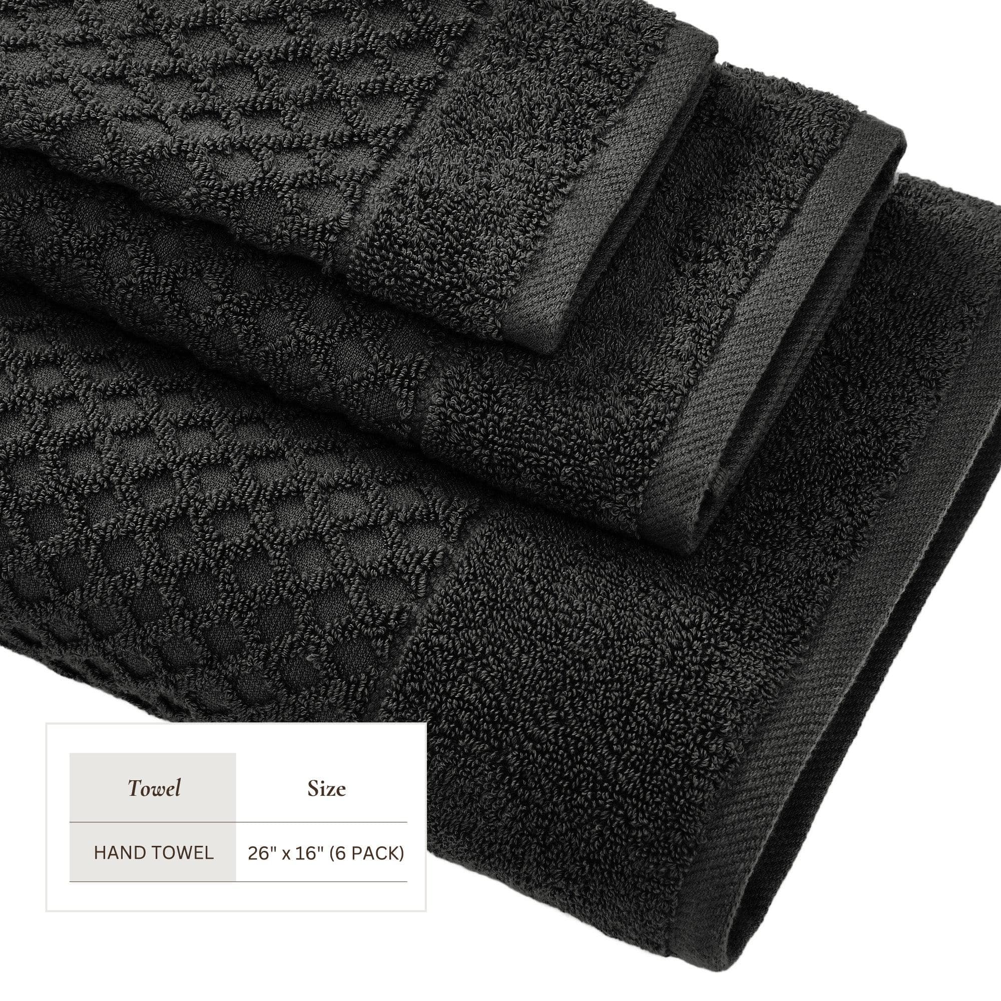 Cotton Diamond Waffle Weave Bath Towel Set - Grayson Collection - Image 169