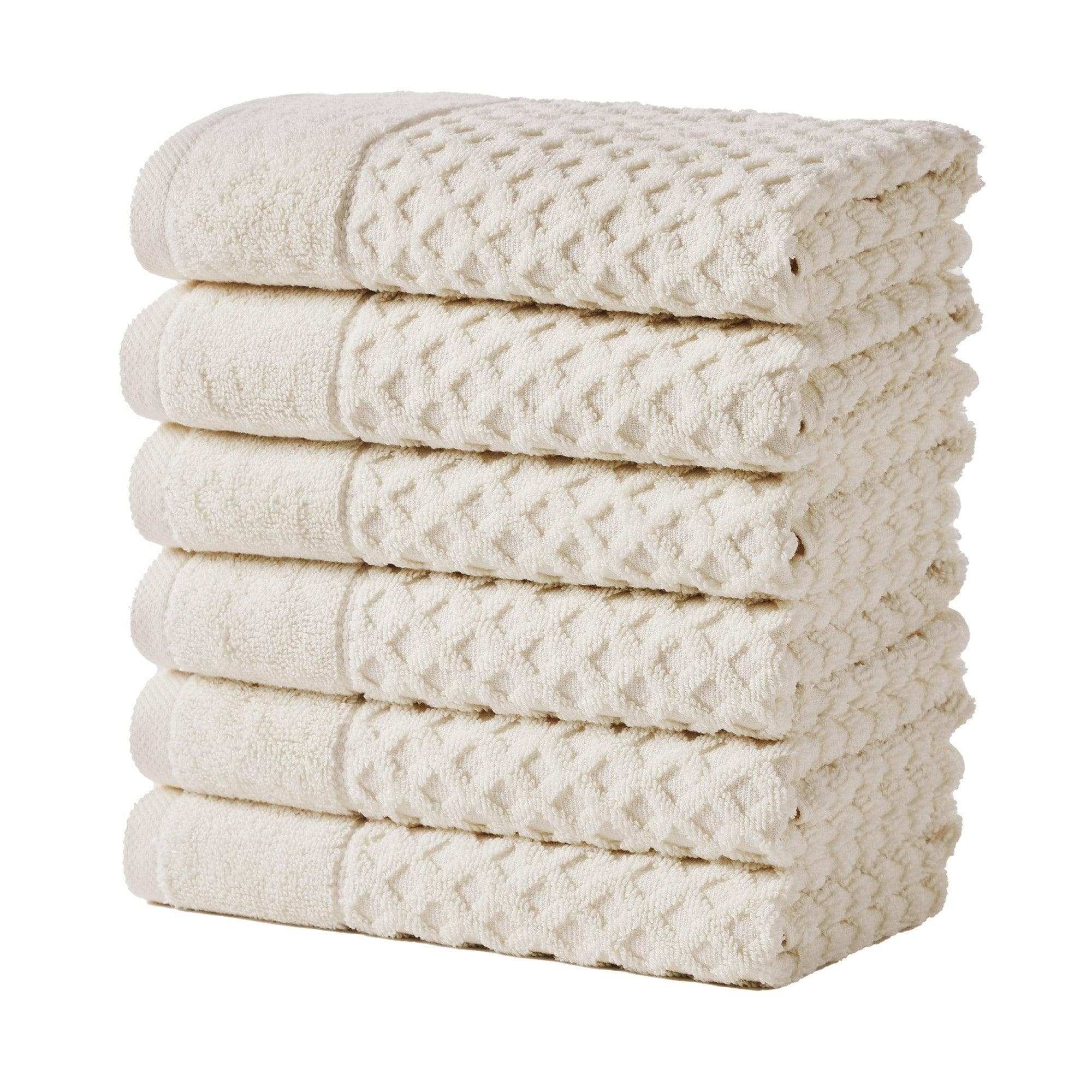 Cotton Diamond Waffle Weave Bath Towel Set - Grayson Collection - Image 173