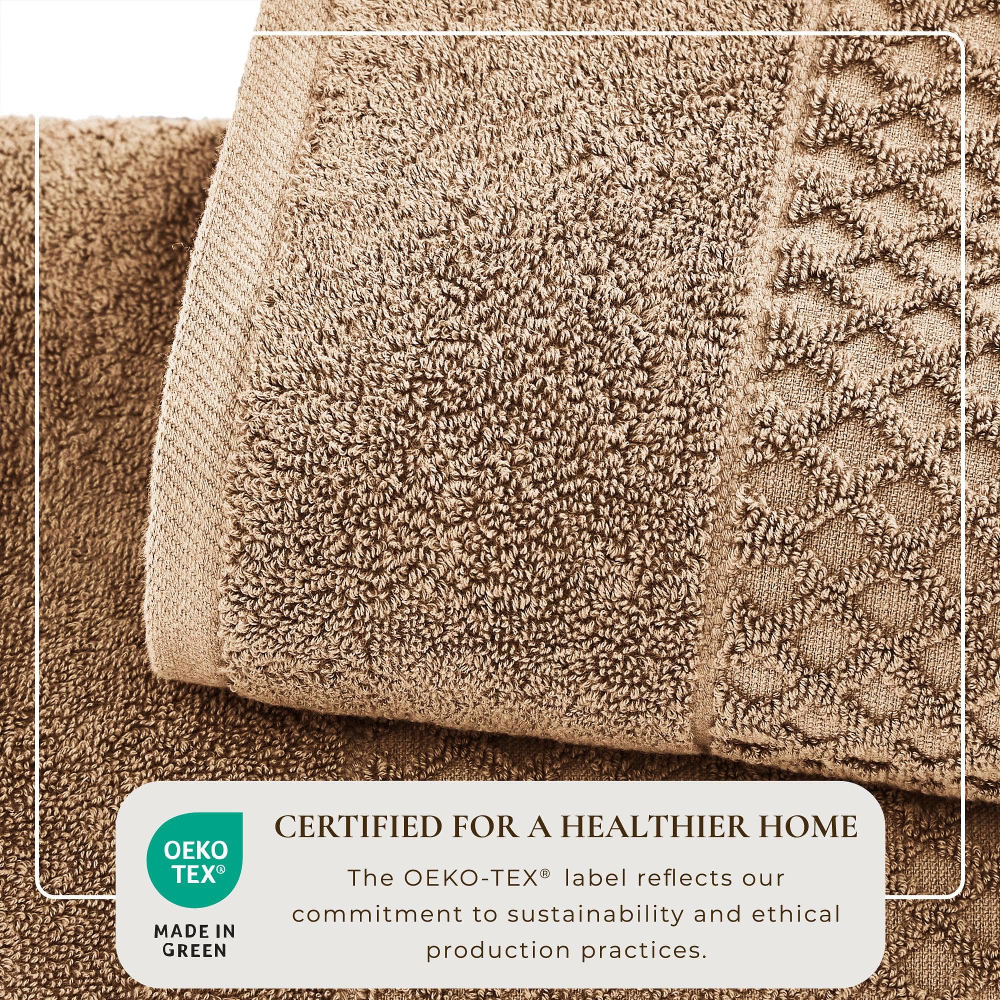 Cotton Diamond Waffle Weave Bath Towel Set - Grayson Collection - Image 190