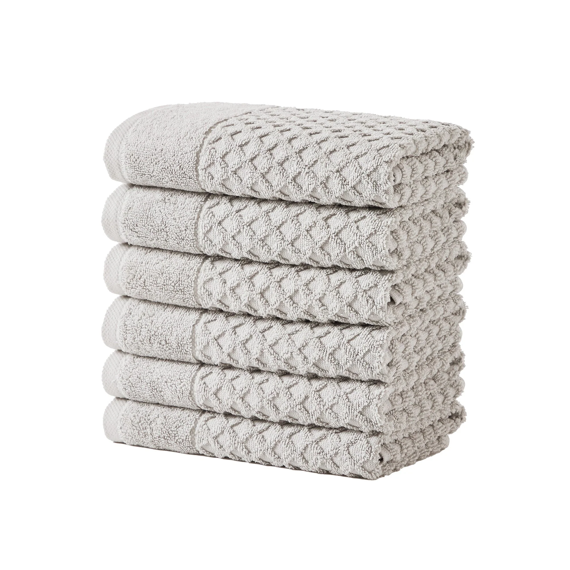 Cotton Diamond Waffle Weave Bath Towel Set - Grayson Collection - Image 216