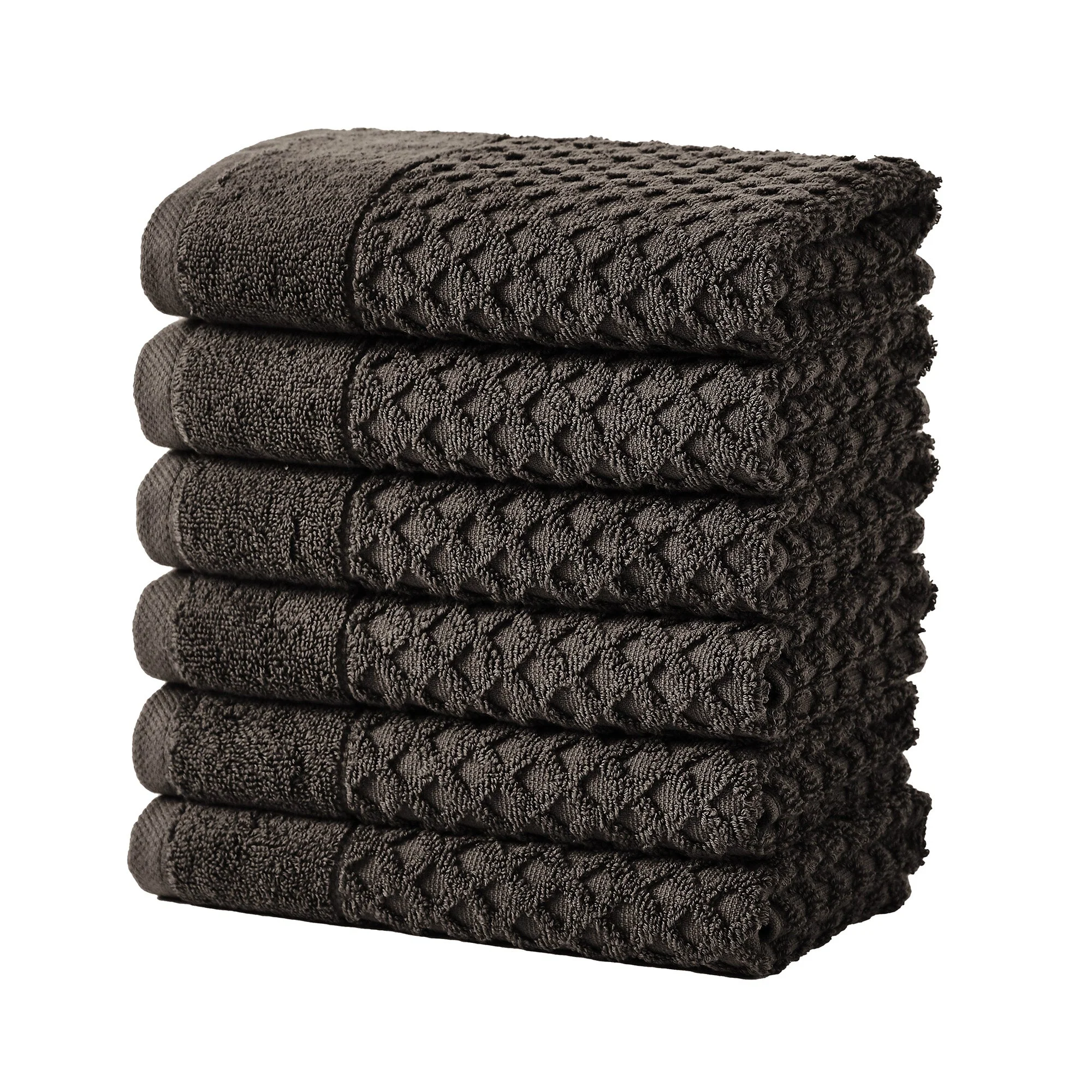 Cotton Diamond Waffle Weave Bath Towel Set - Grayson Collection - Image 220