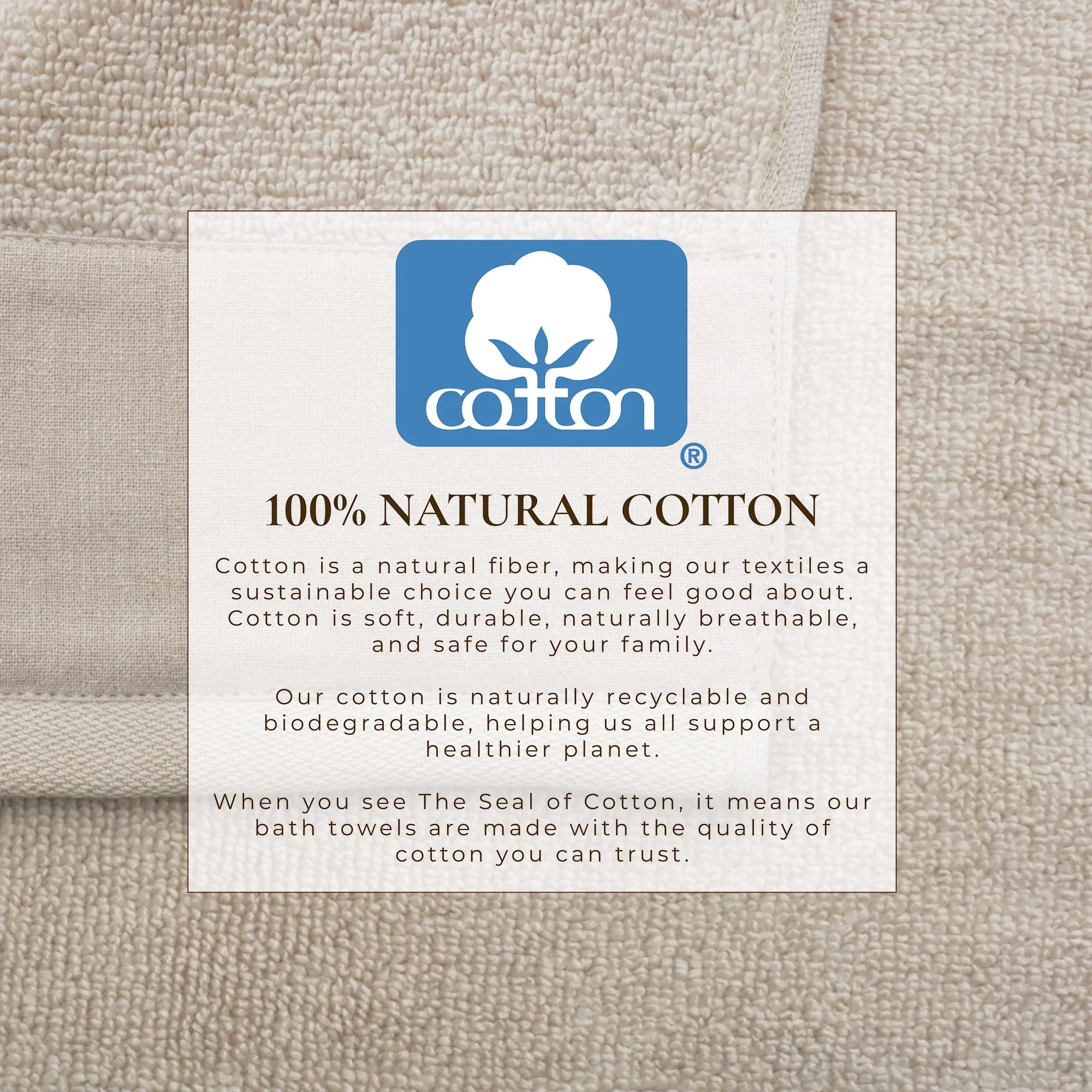 Cotton Linen-Like Border 6-Piece Towel Set - Priya Collection - Image 23