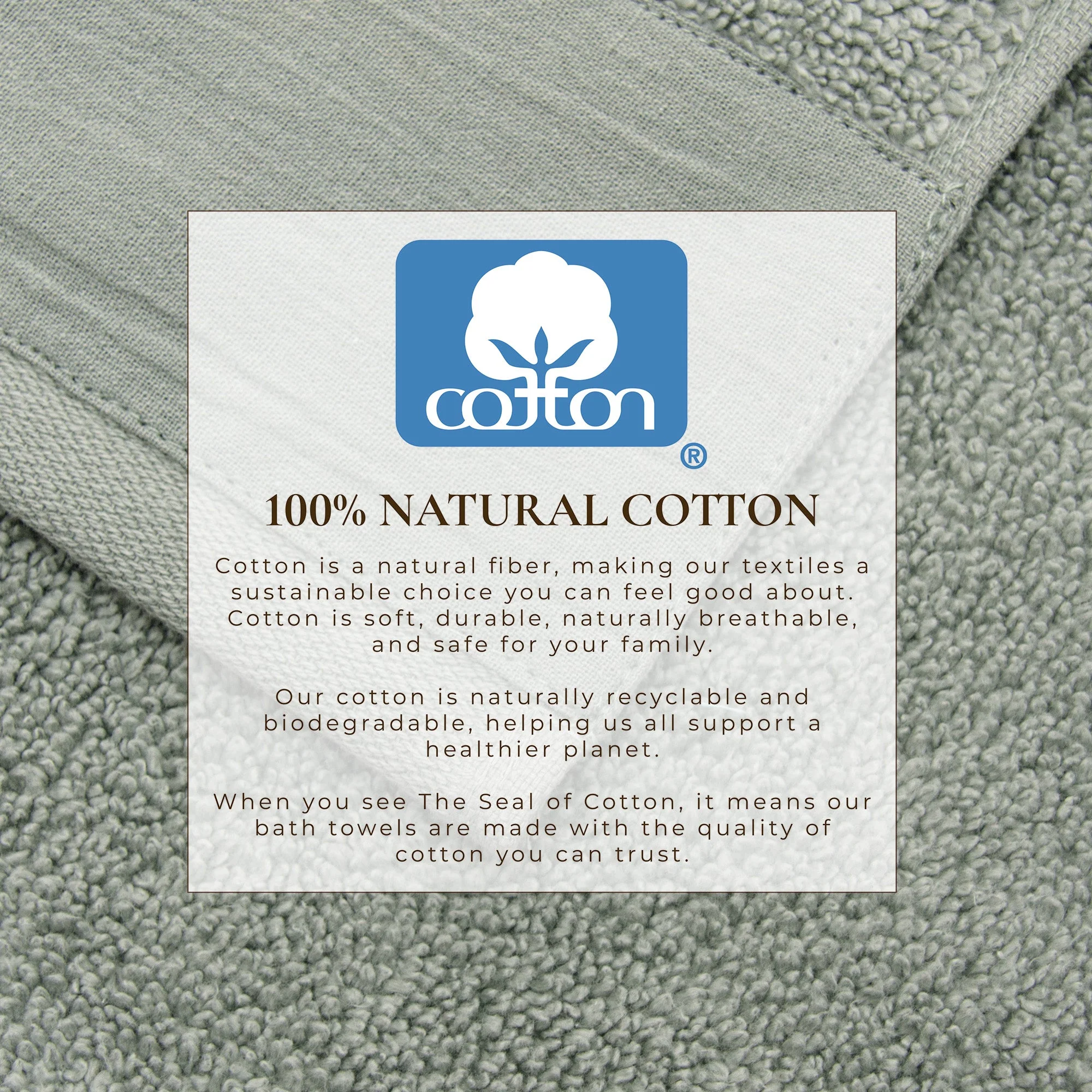 Cotton Linen-Like Border 6-Piece Towel Set - Priya Collection - Image 53