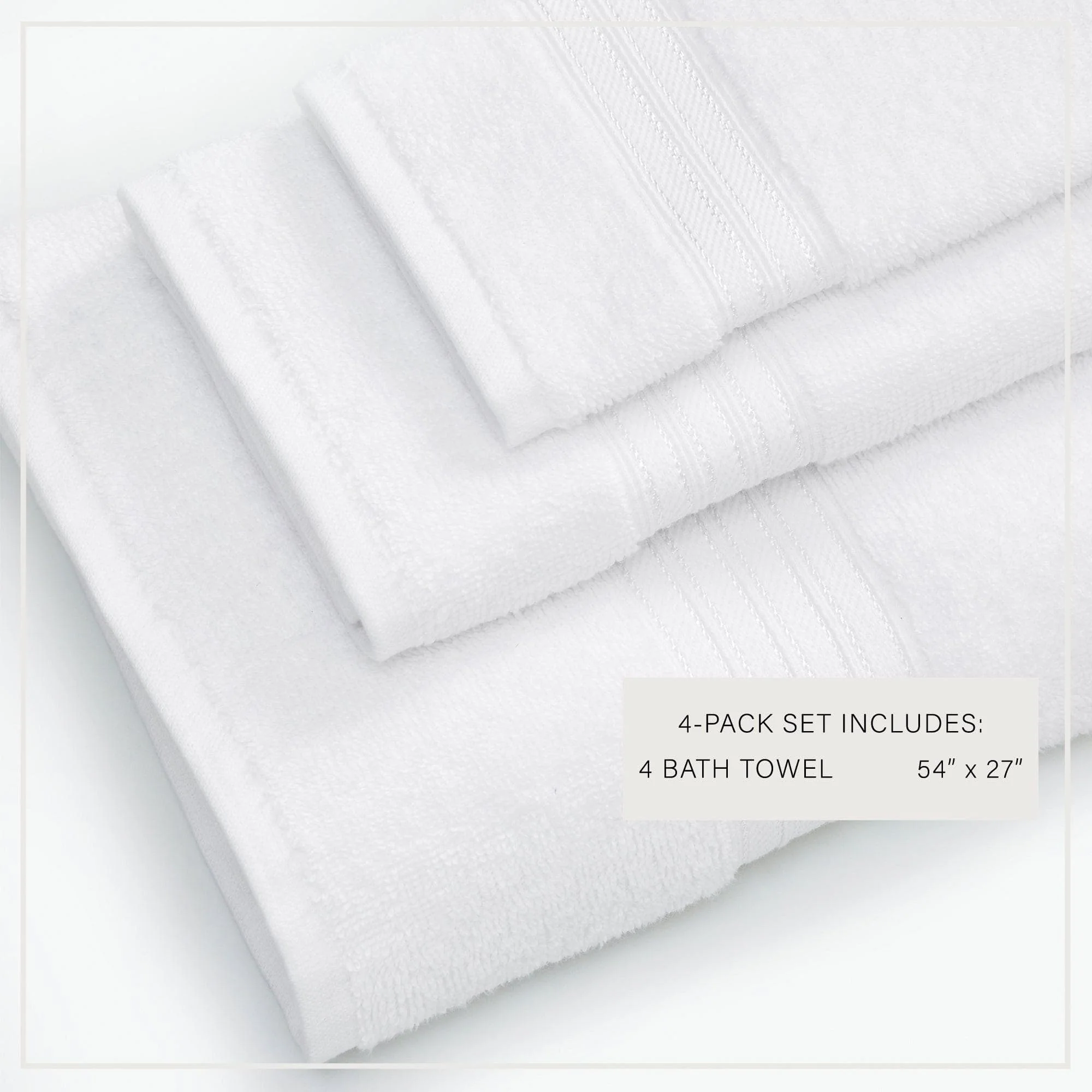 Cotton Terry Bath Towel Set - Cooper Collection - Image 11