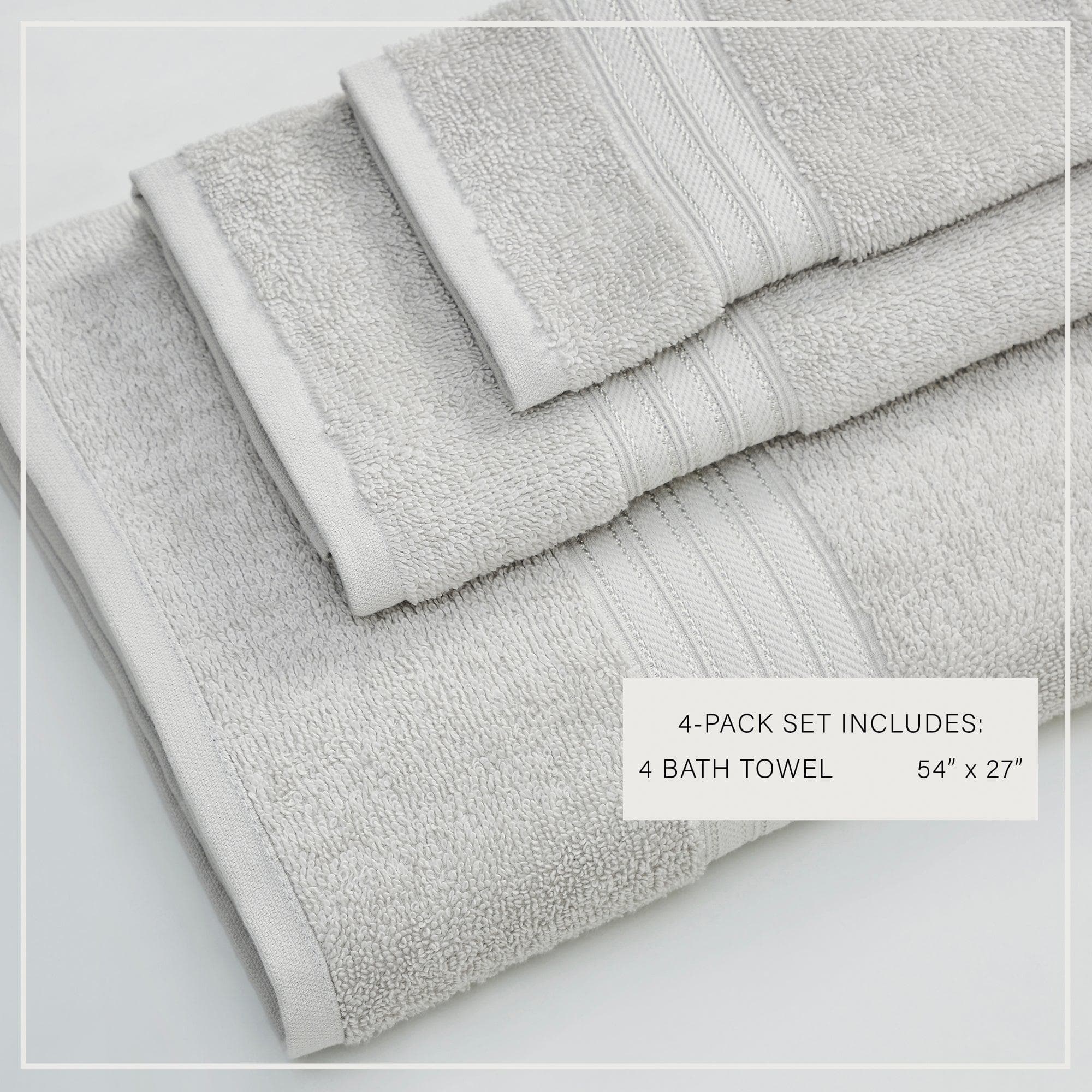 Cotton Terry Bath Towel Set - Cooper Collection - Image 137