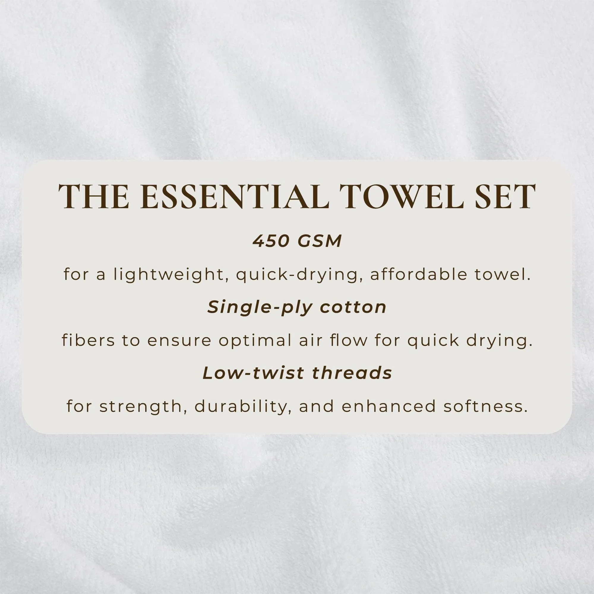 Cotton Terry Bath Towel Set - Cooper Collection - Image 16