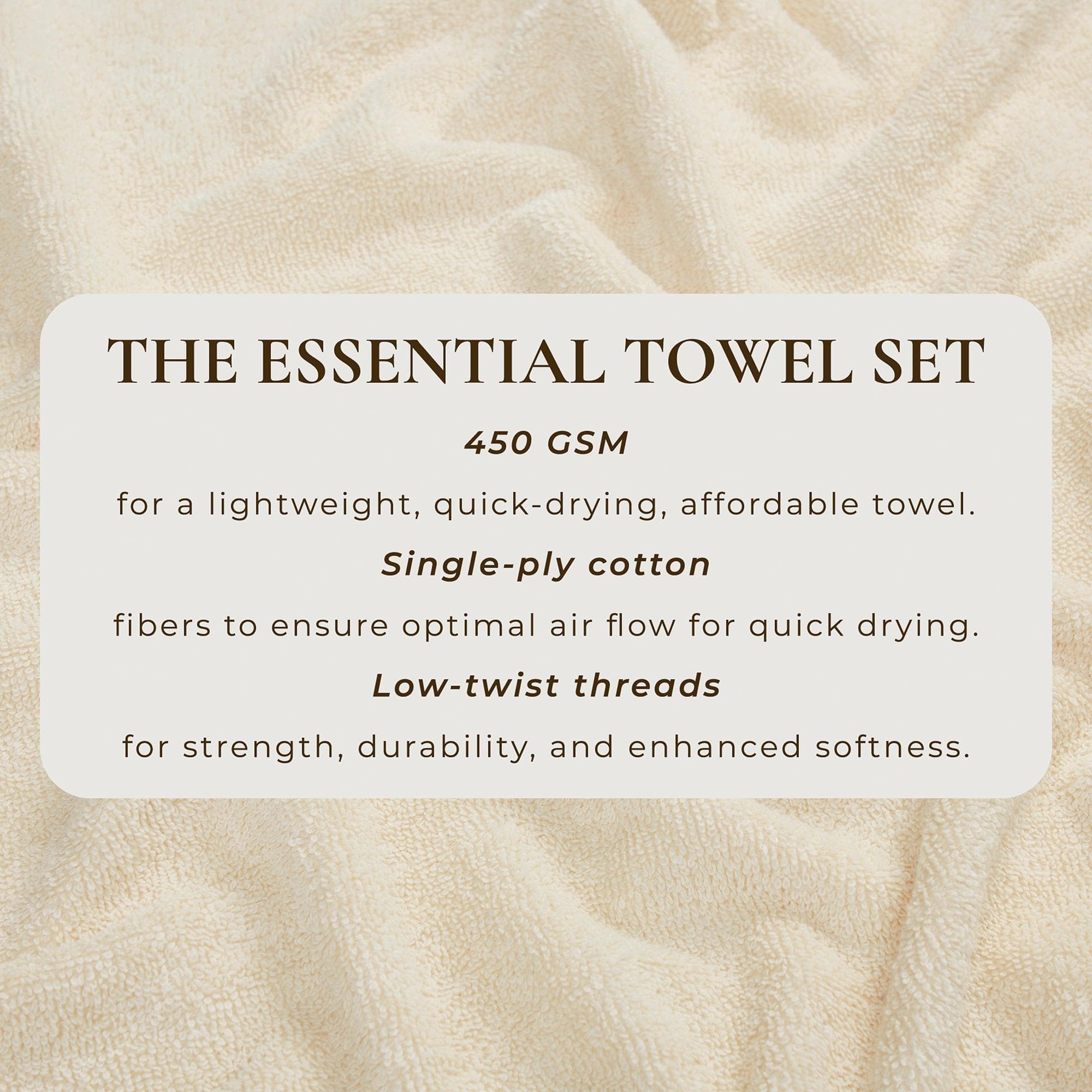 Cotton Terry Bath Towel Set - Cooper Collection - Image 34