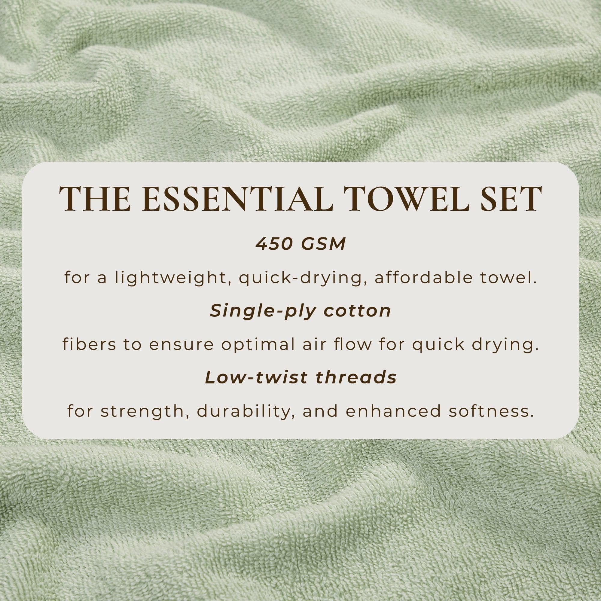 Cotton Terry Bath Towel Set - Cooper Collection - Image 72