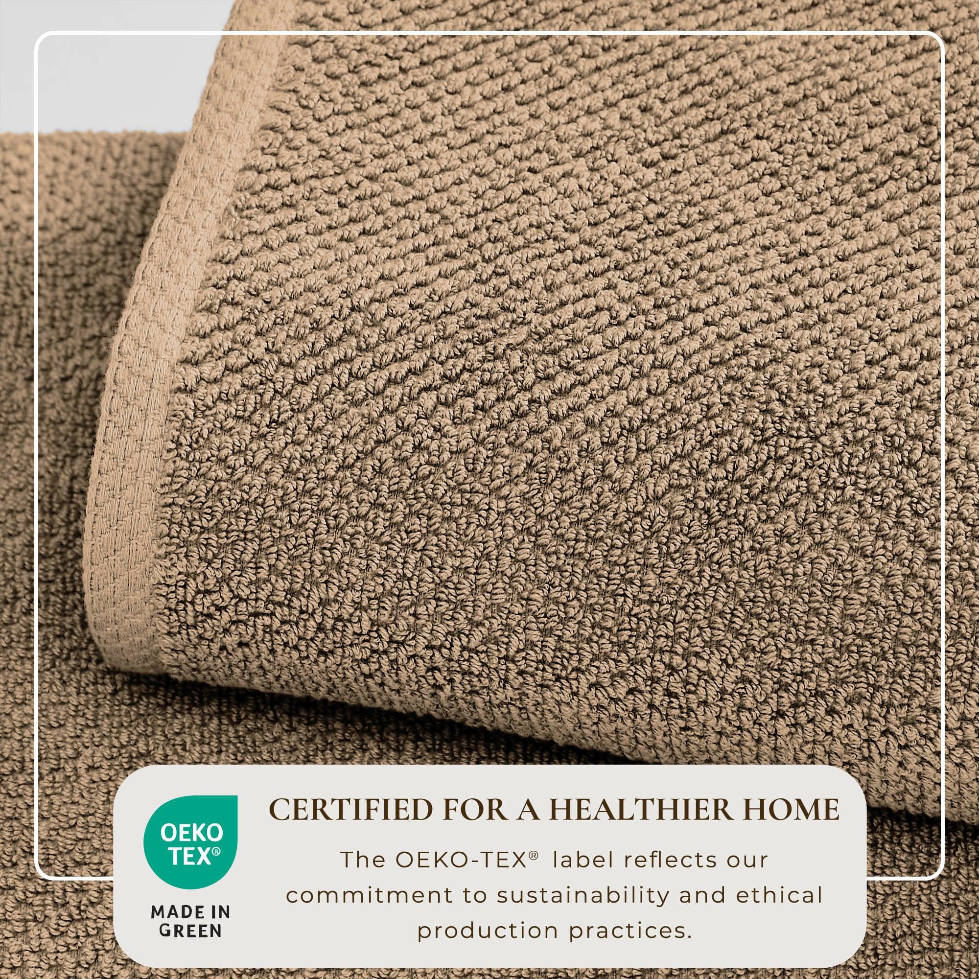 Cotton Textured Bath Towel Set - Acacia Collection - Image 104