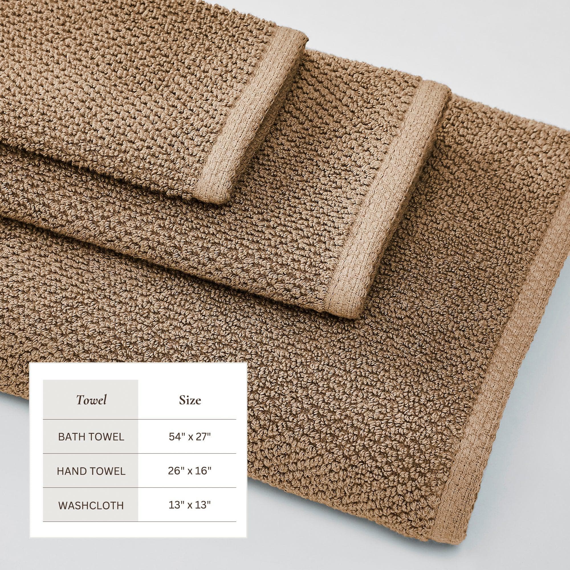 Cotton Textured Bath Towel Set - Acacia Collection - Image 107