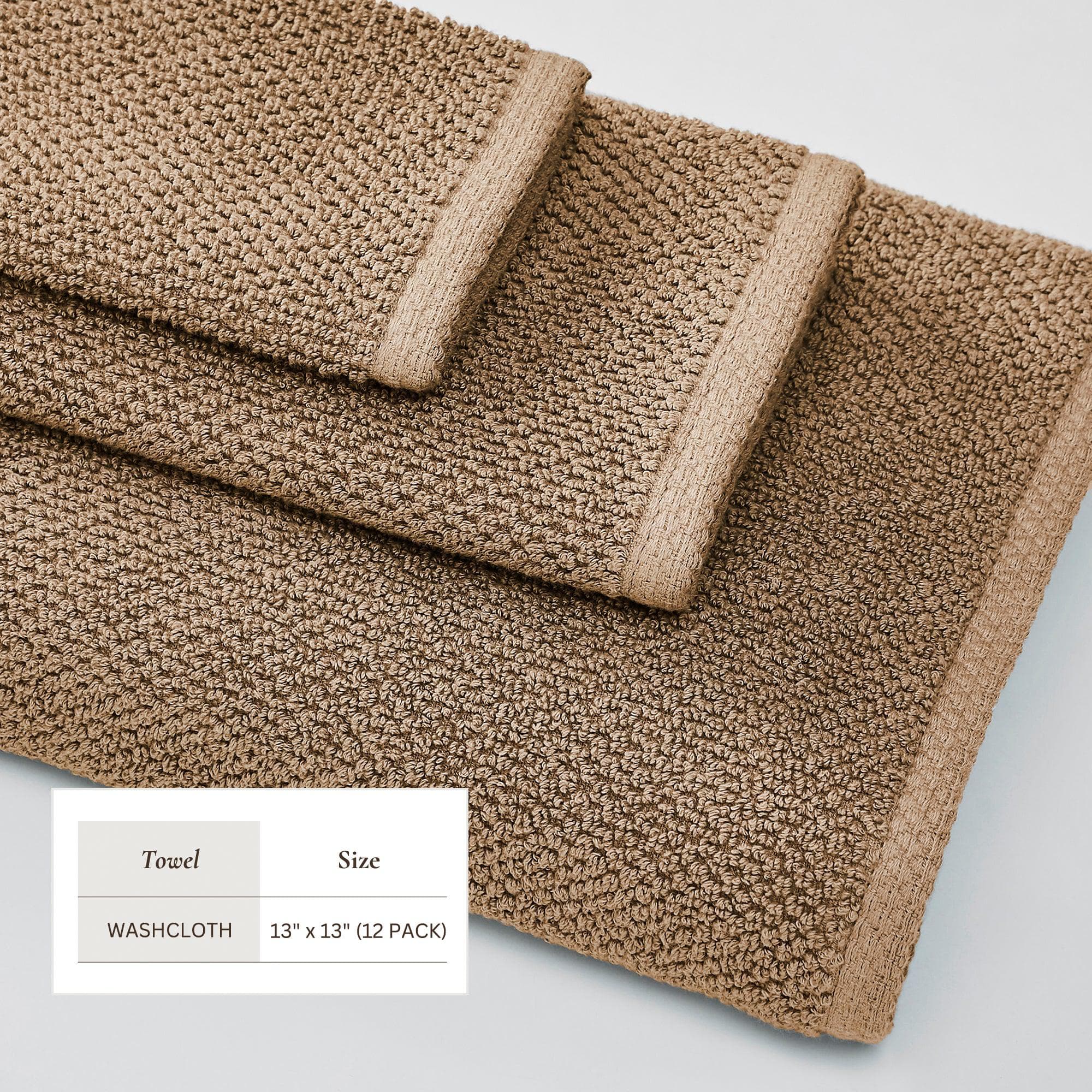 Cotton Textured Bath Towel Set - Acacia Collection - Image 111