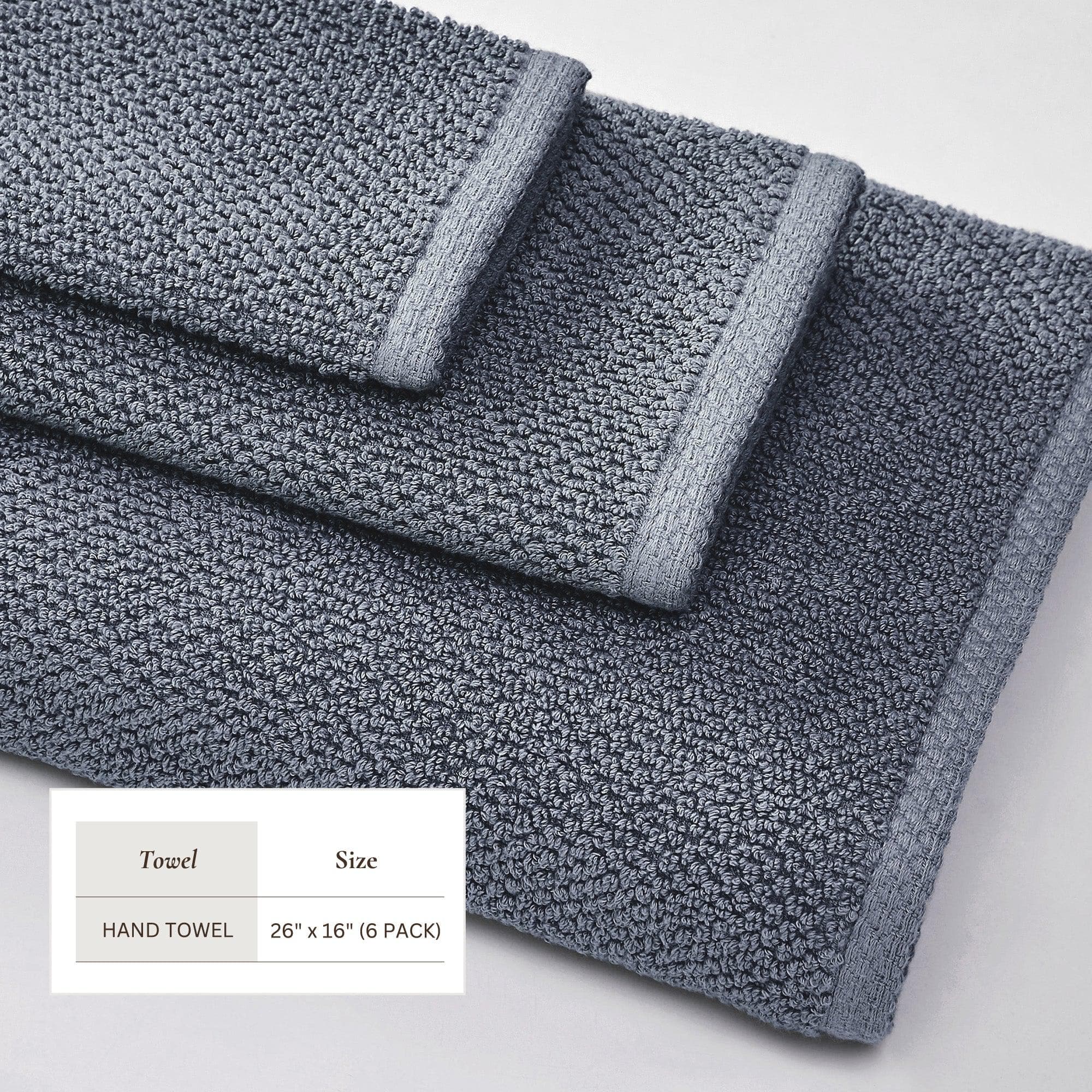Cotton Textured Bath Towel Set - Acacia Collection - Image 123