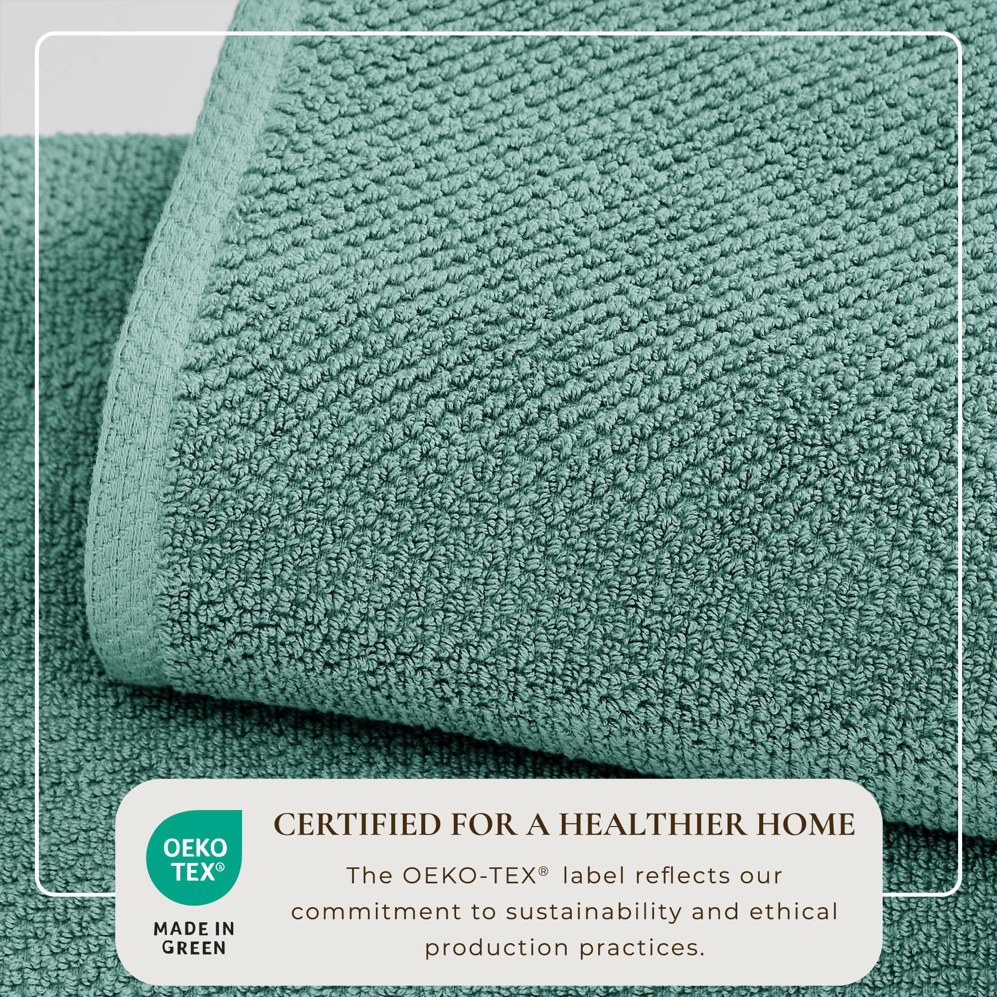 Cotton Textured Bath Towel Set - Acacia Collection - Image 132