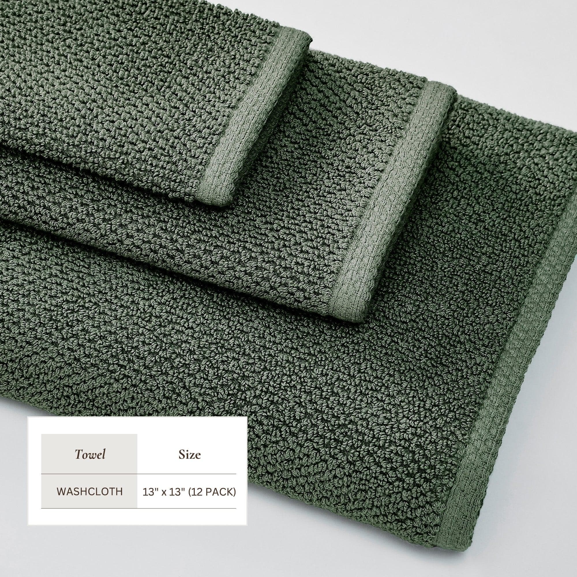 Cotton Textured Bath Towel Set - Acacia Collection - Image 165