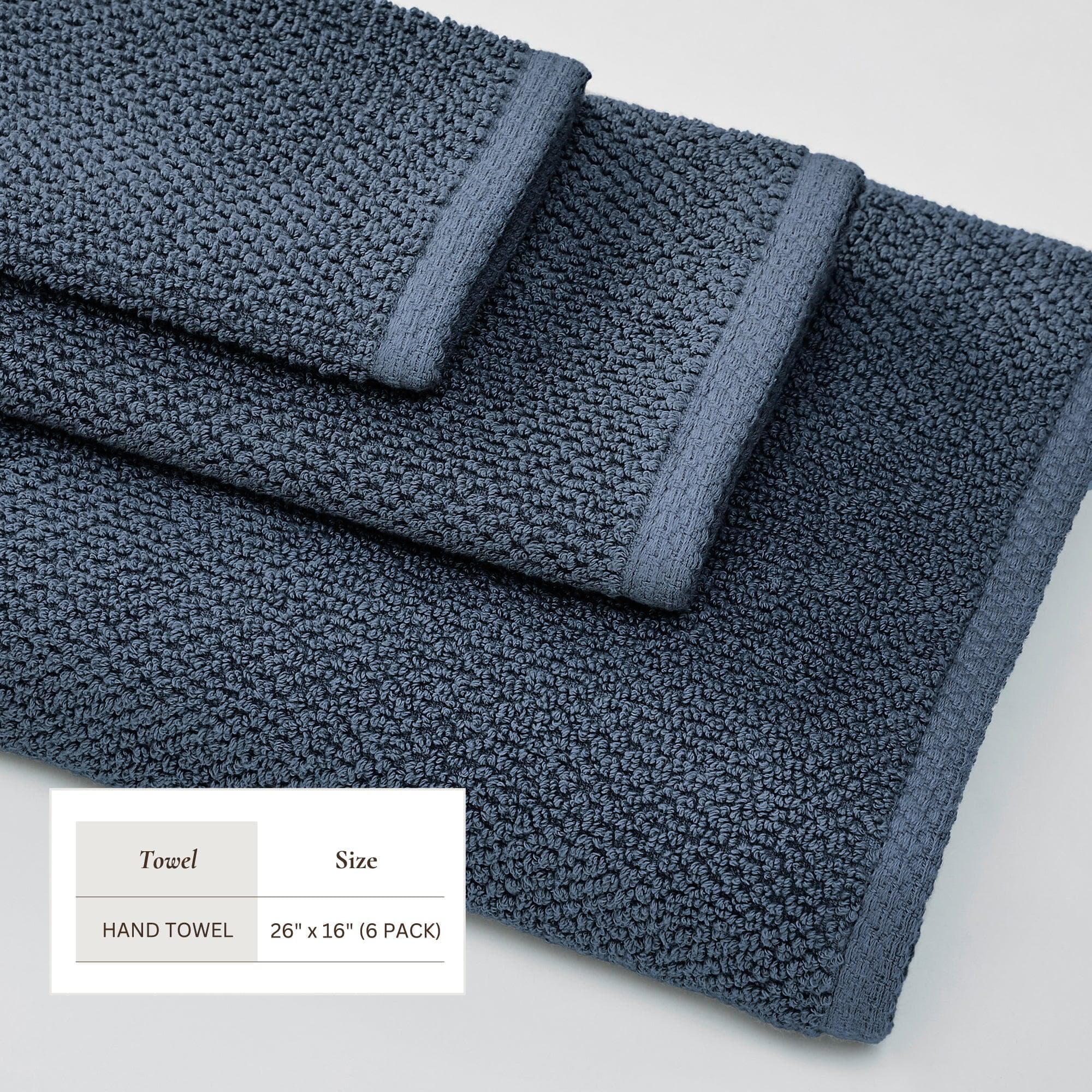 Cotton Textured Bath Towel Set - Acacia Collection - Image 208