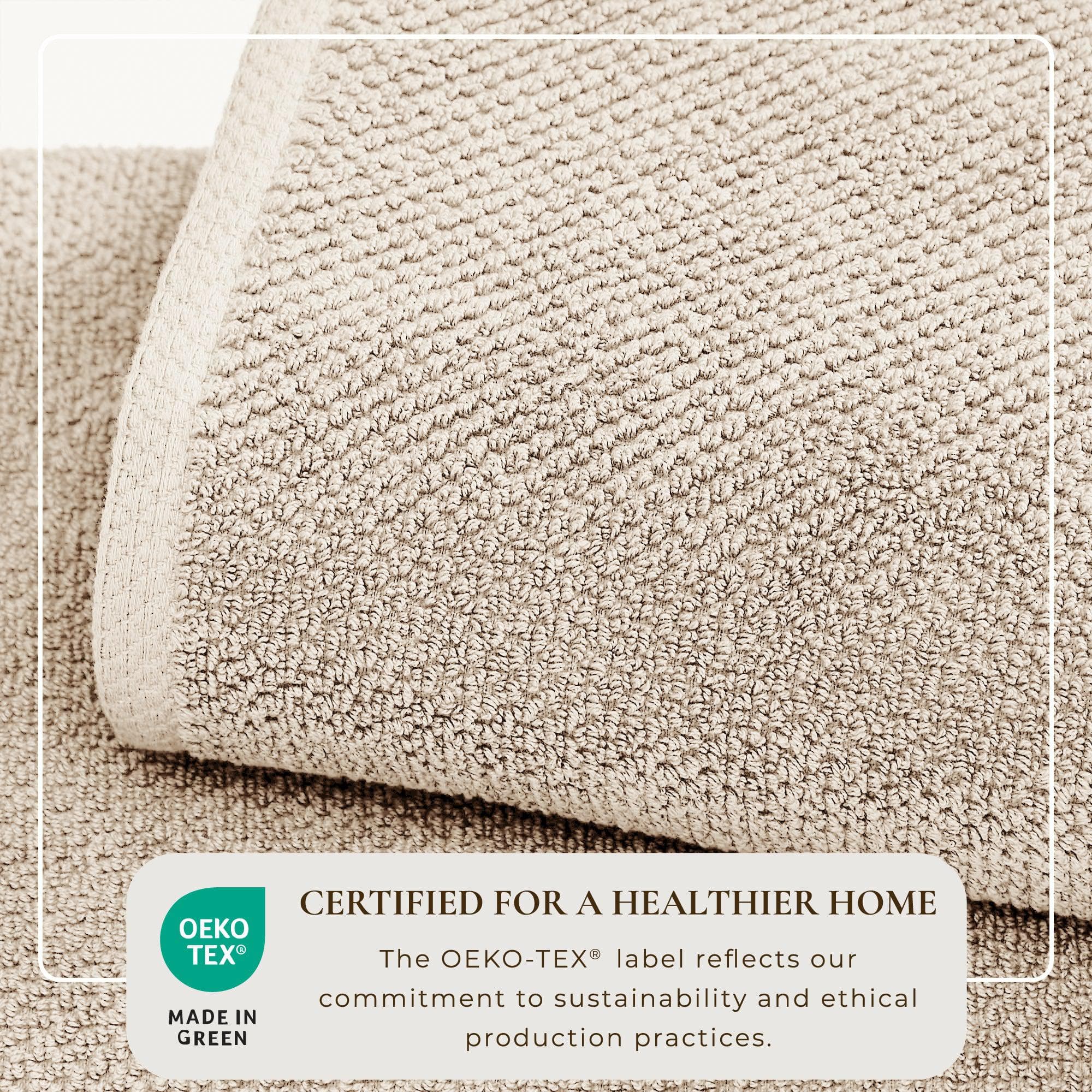 Cotton Textured Bath Towel Set - Acacia Collection - Image 35