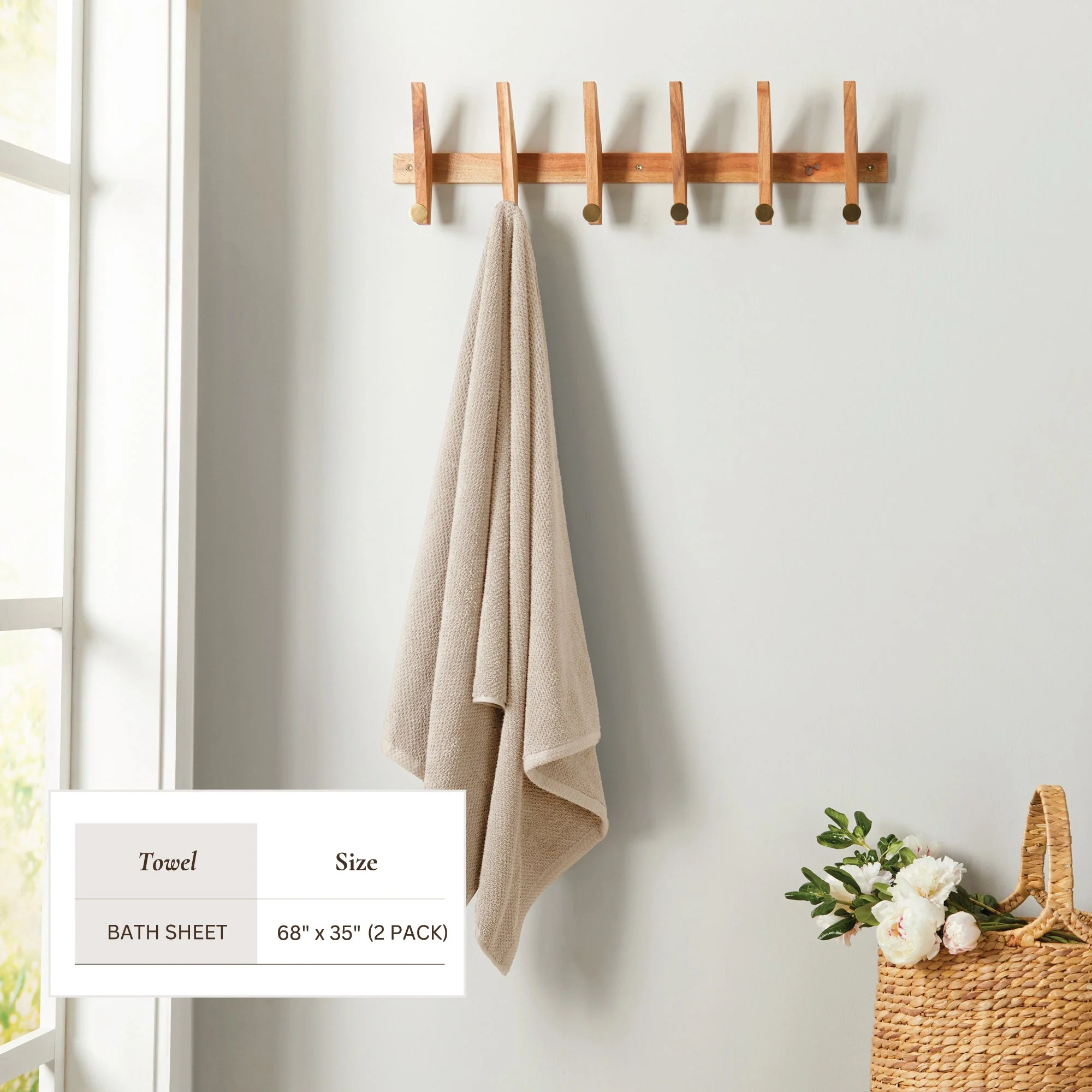 Cotton Textured Bath Towel Set - Acacia Collection - Image 40