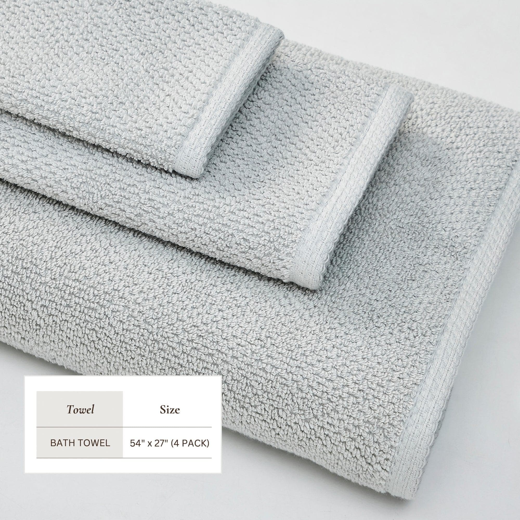 Cotton Textured Bath Towel Set - Acacia Collection - Image 54