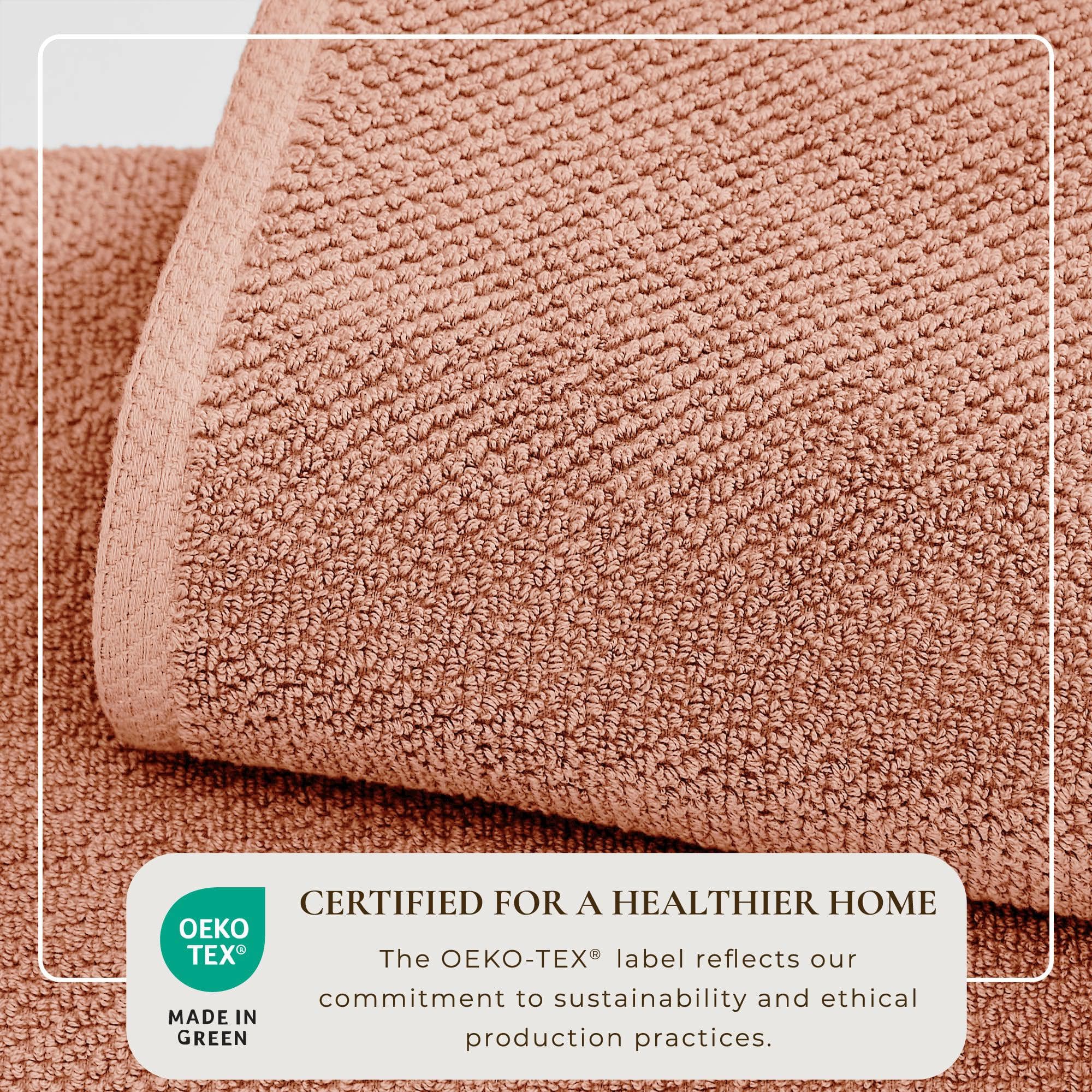 Cotton Textured Bath Towel Set - Acacia Collection - Image 77