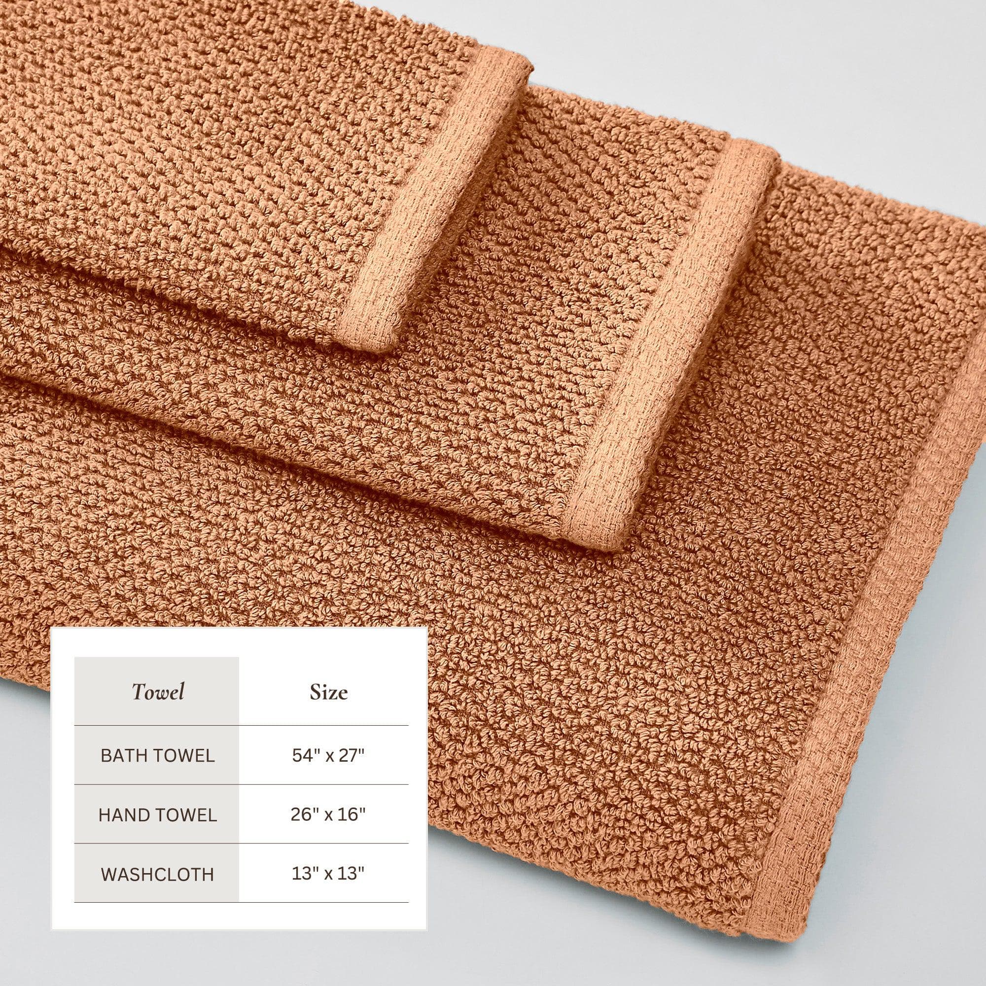 Cotton Textured Bath Towel Set - Acacia Collection - Image 93