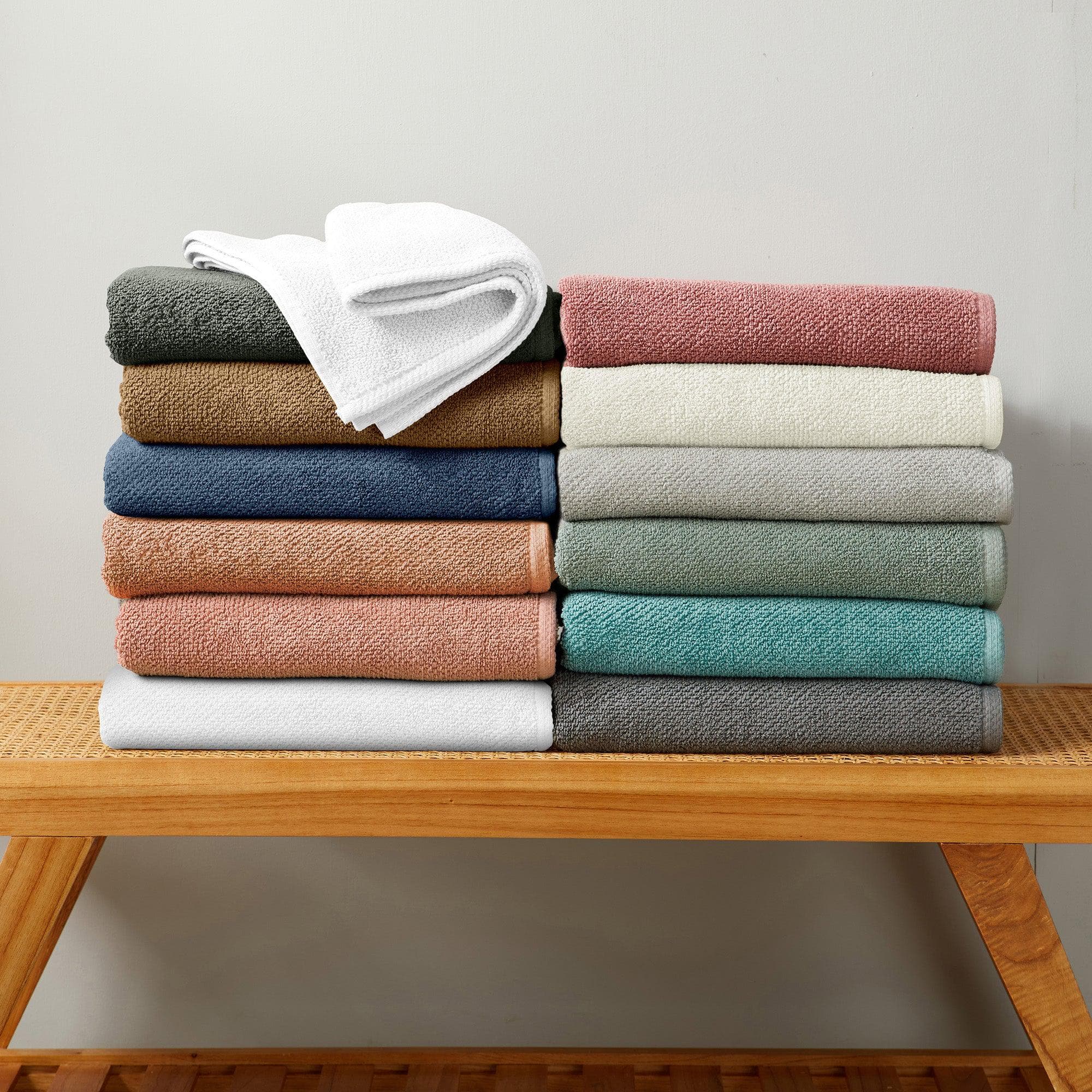 Cotton Textured Bath Towel Set - Acacia Collection - Image 98