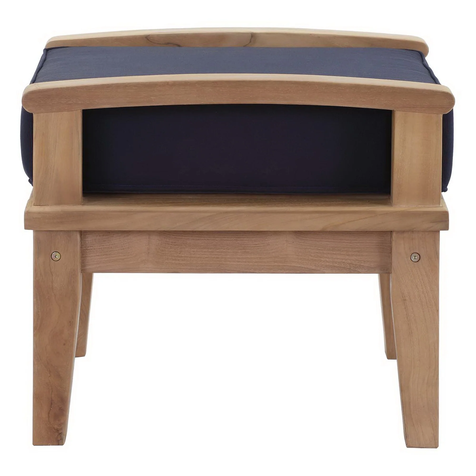 Marina Outdoor Patio Teak Ottoman by Modway - Image 13
