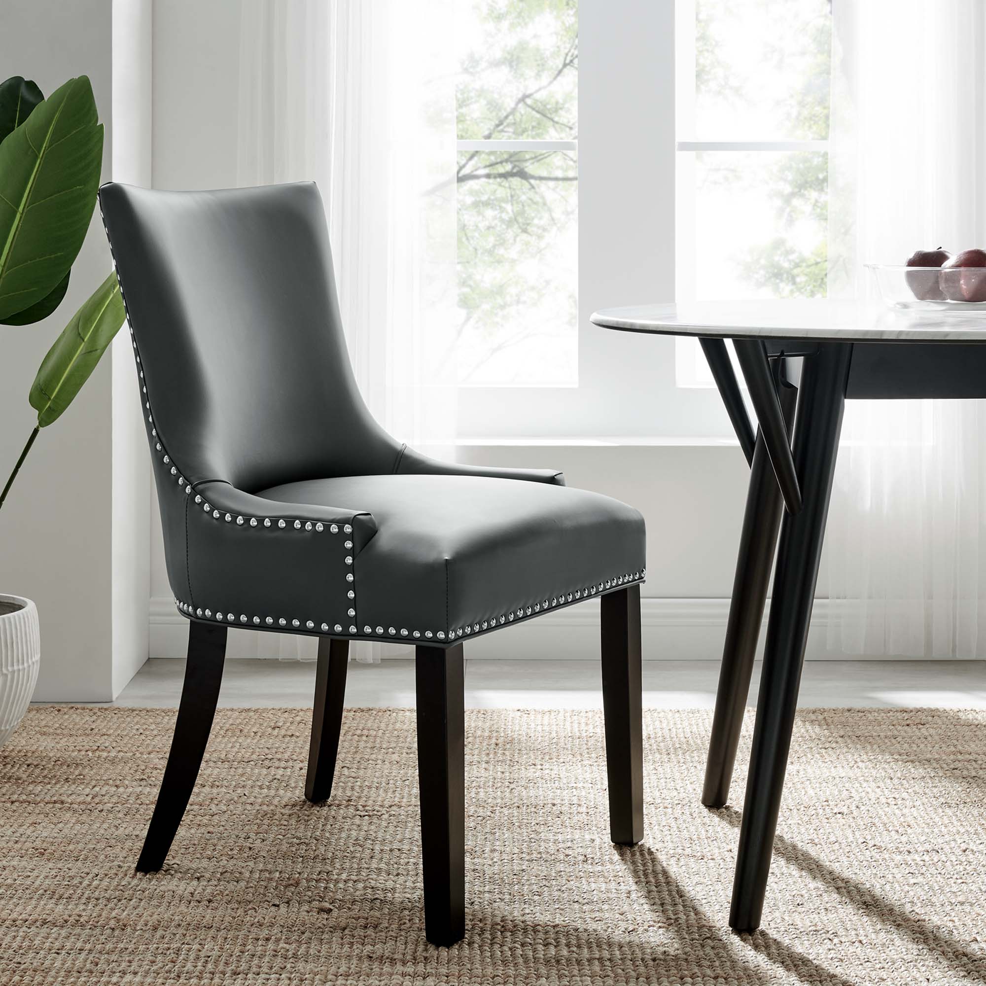 Marquis Vegan Leather Dining Chair by Modway - Image 7