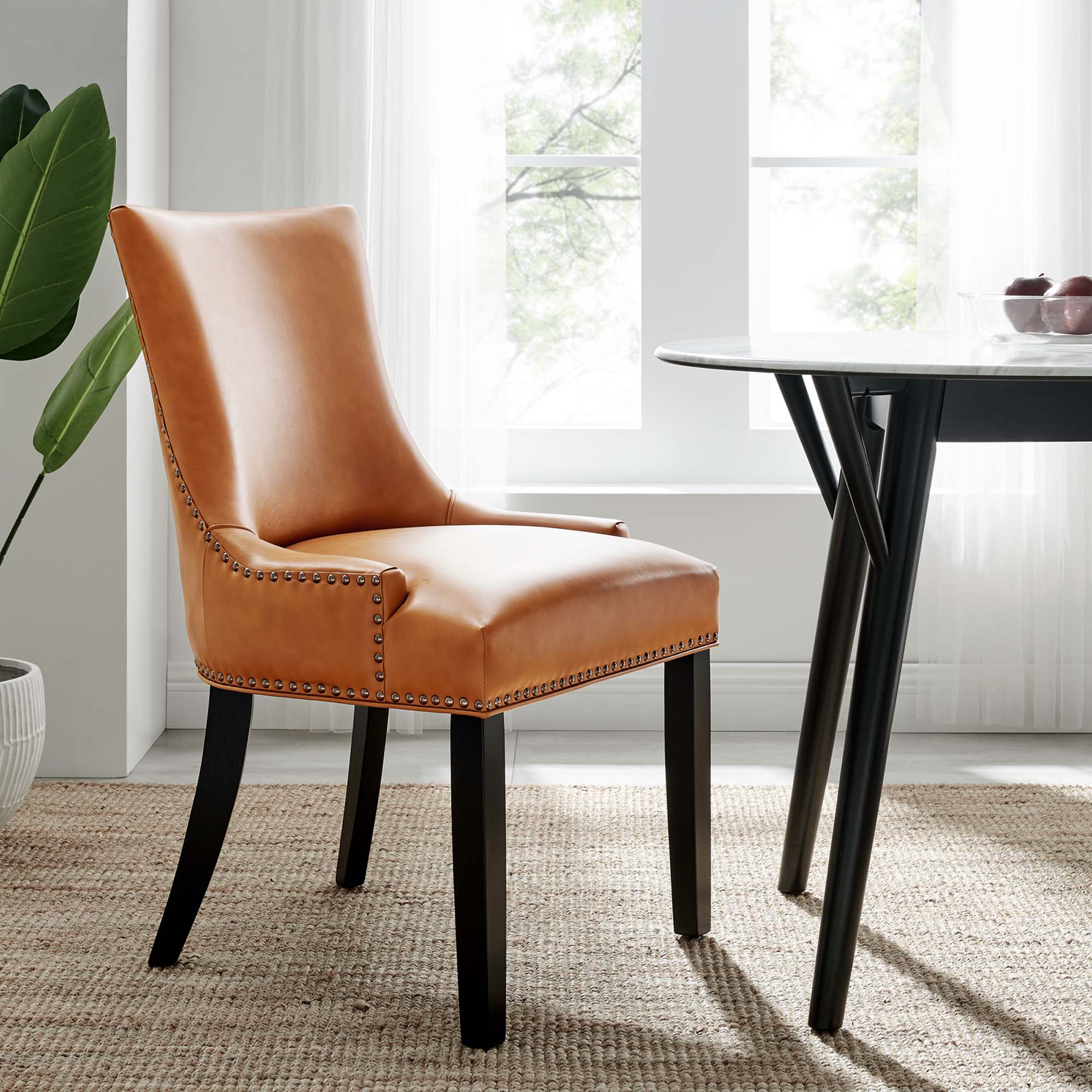 Marquis Vegan Leather Dining Chair by Modway - Image 8