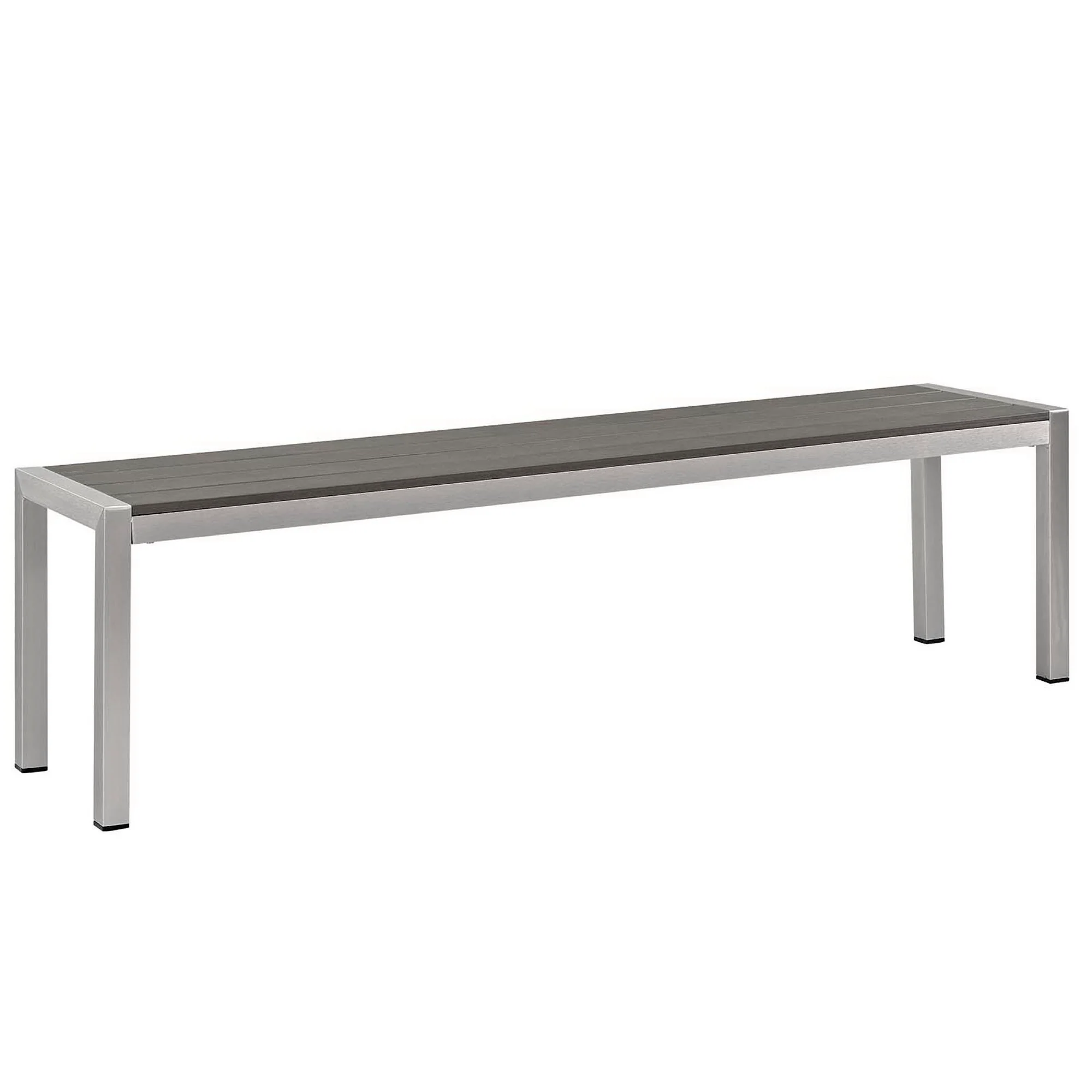 Shore 3 Piece Outdoor Patio Aluminum Dining Set by Modway - Image 4