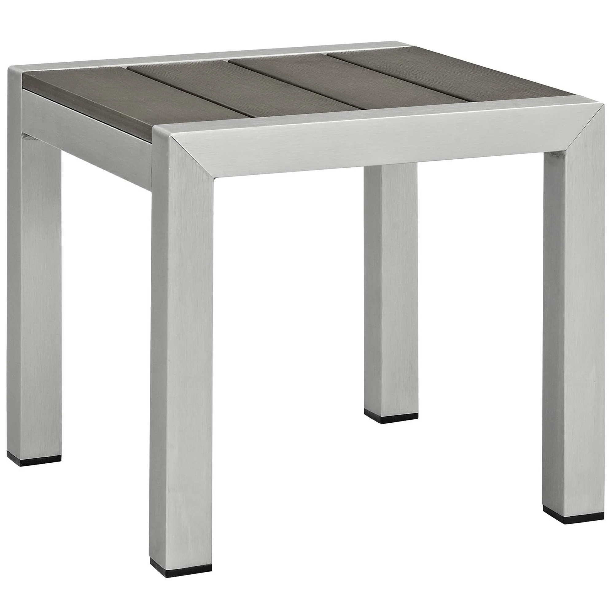 Shore 6 Piece Outdoor Patio Aluminum Sectional Sofa Set - Image 5