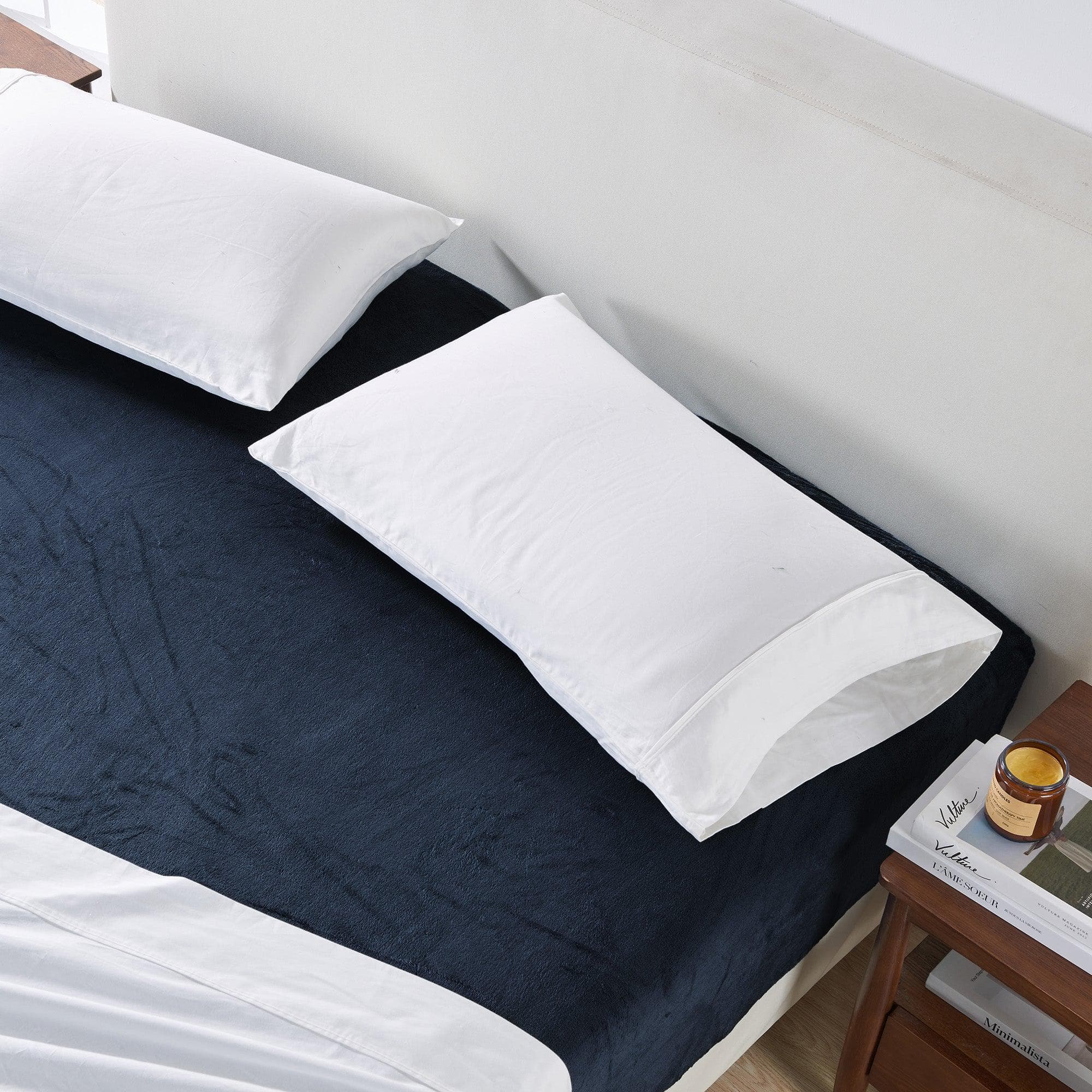 Solid Plush Fitted Sheet - Velvet Luxe Collection - Image 33