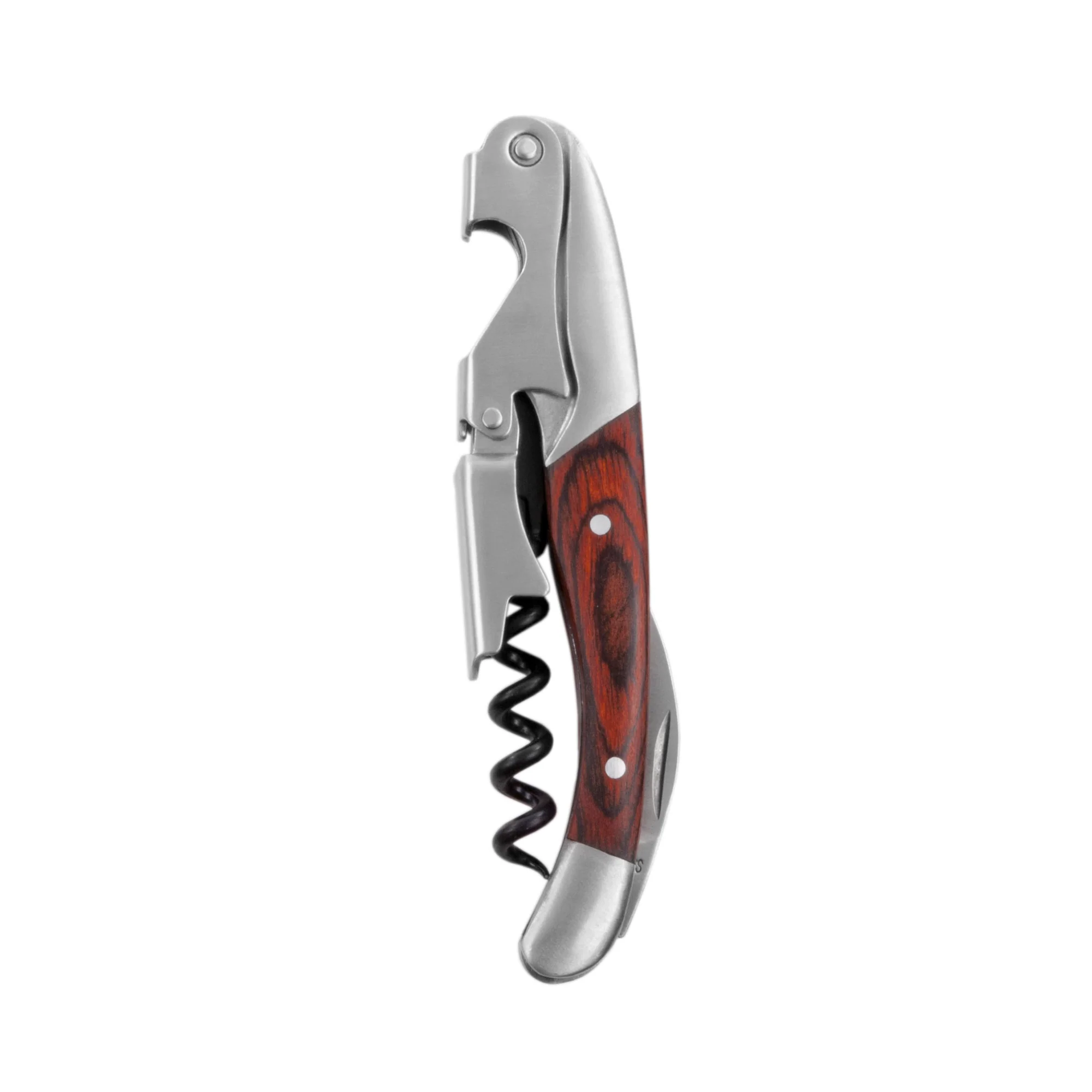 Wooden double hinged corkscrew by twine® - Image 6